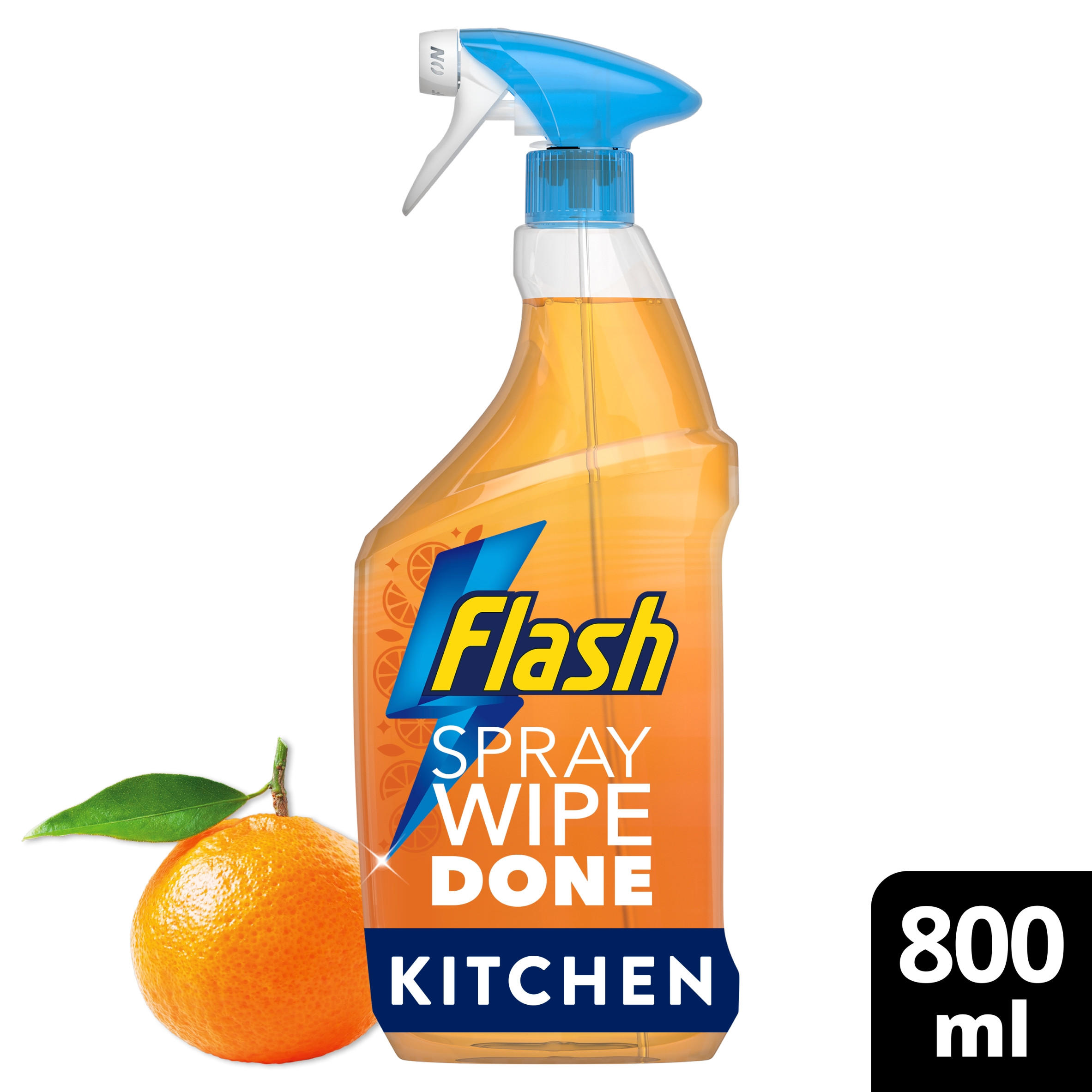 Flash Spray Wipe Done Bright Mandarin Cleaning Spray 800ml