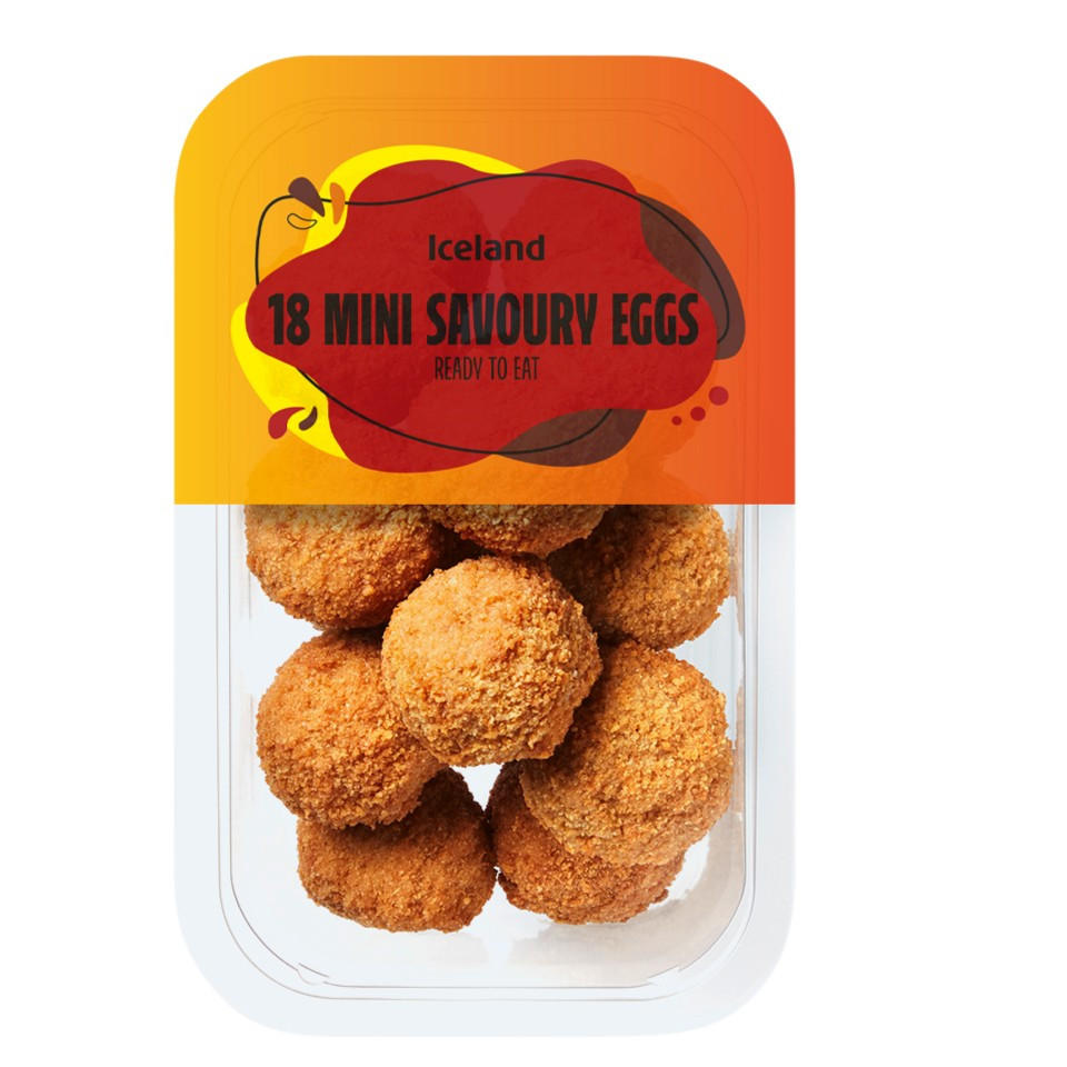 Iceland 18 Mini Savoury Eggs 216g