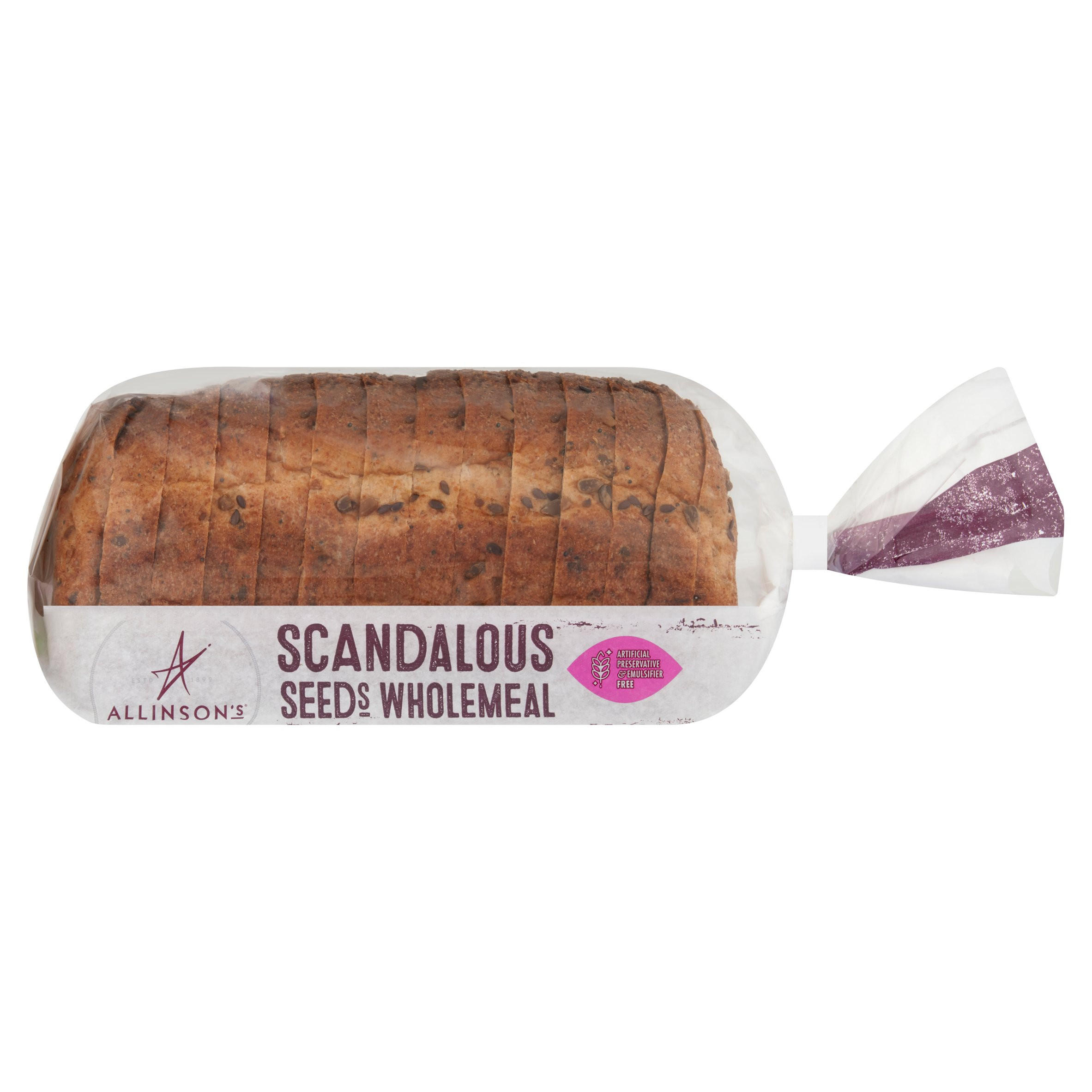 Allinson's Scandalous Seeds Wholemeal Batch Bread 650g