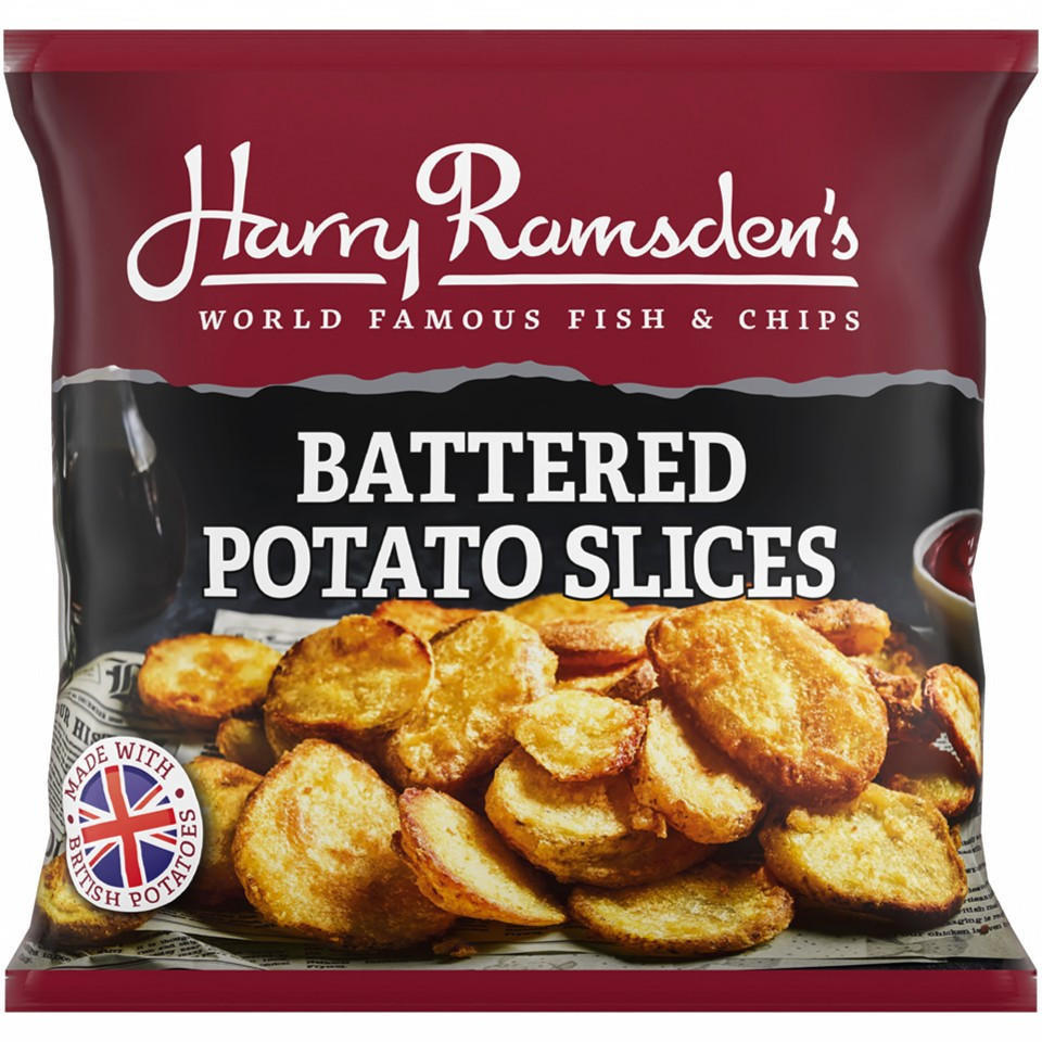 Harry Ramsdens Battered Potato Slices 500g