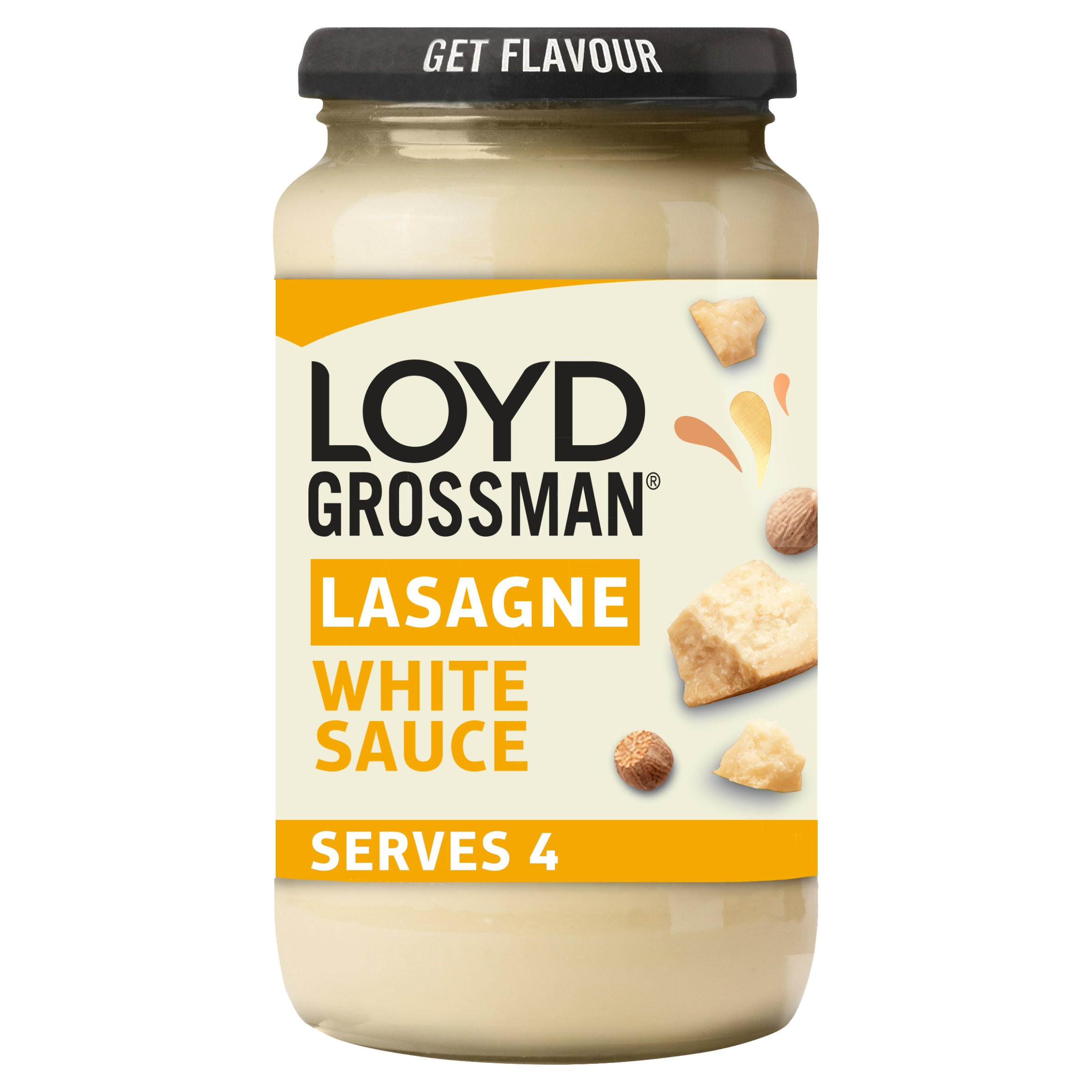Loyd Grossman White Lasagne Pasta Sauce 440g