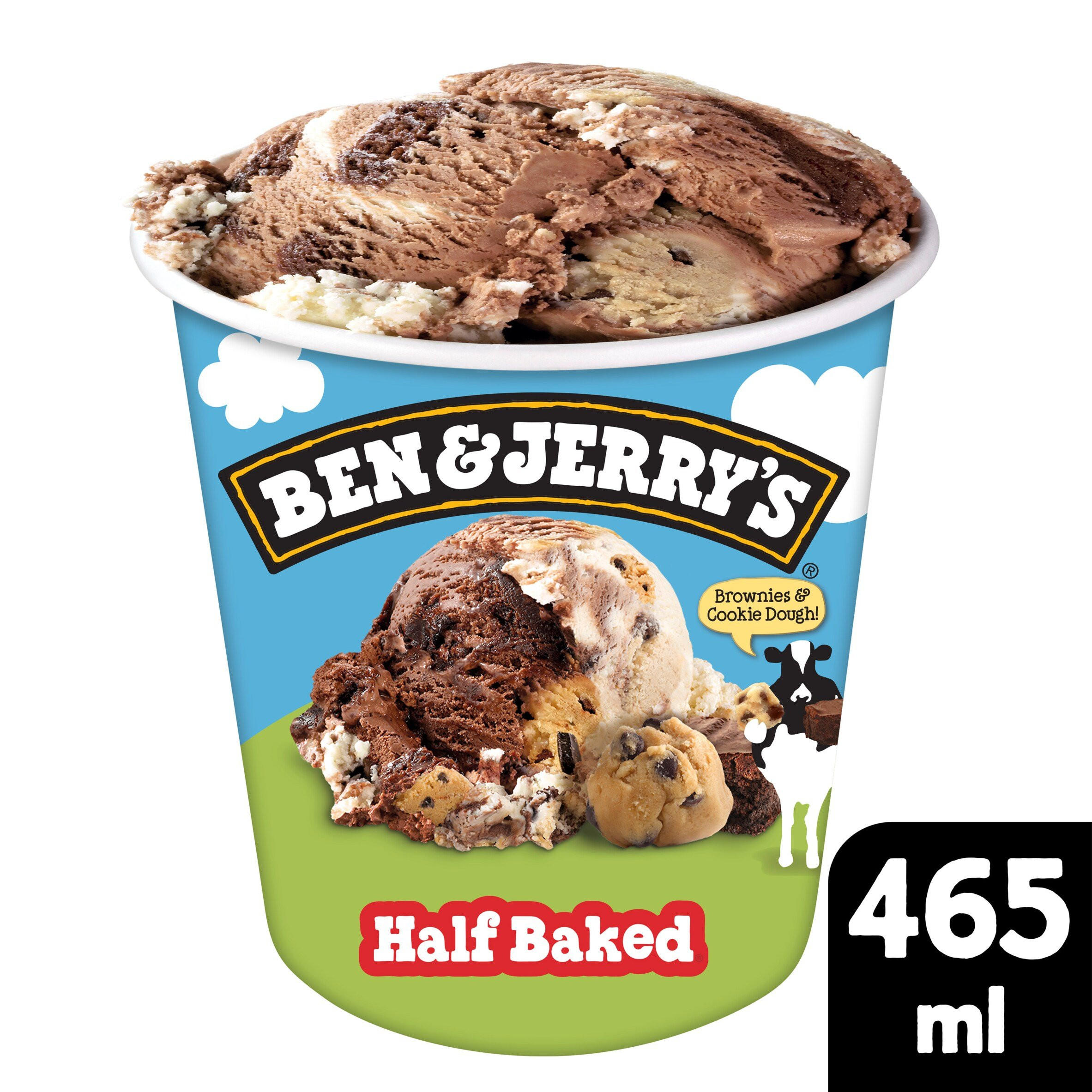 Ben & Jerry's  Ice Cream Tub Half Baked 465 ml