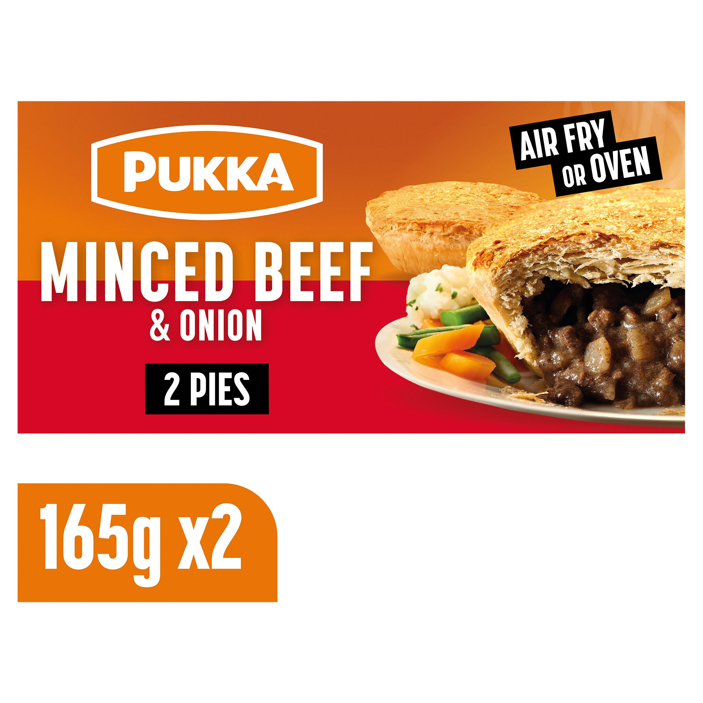 Pukka 2 Minced Beef & Onion Pies
