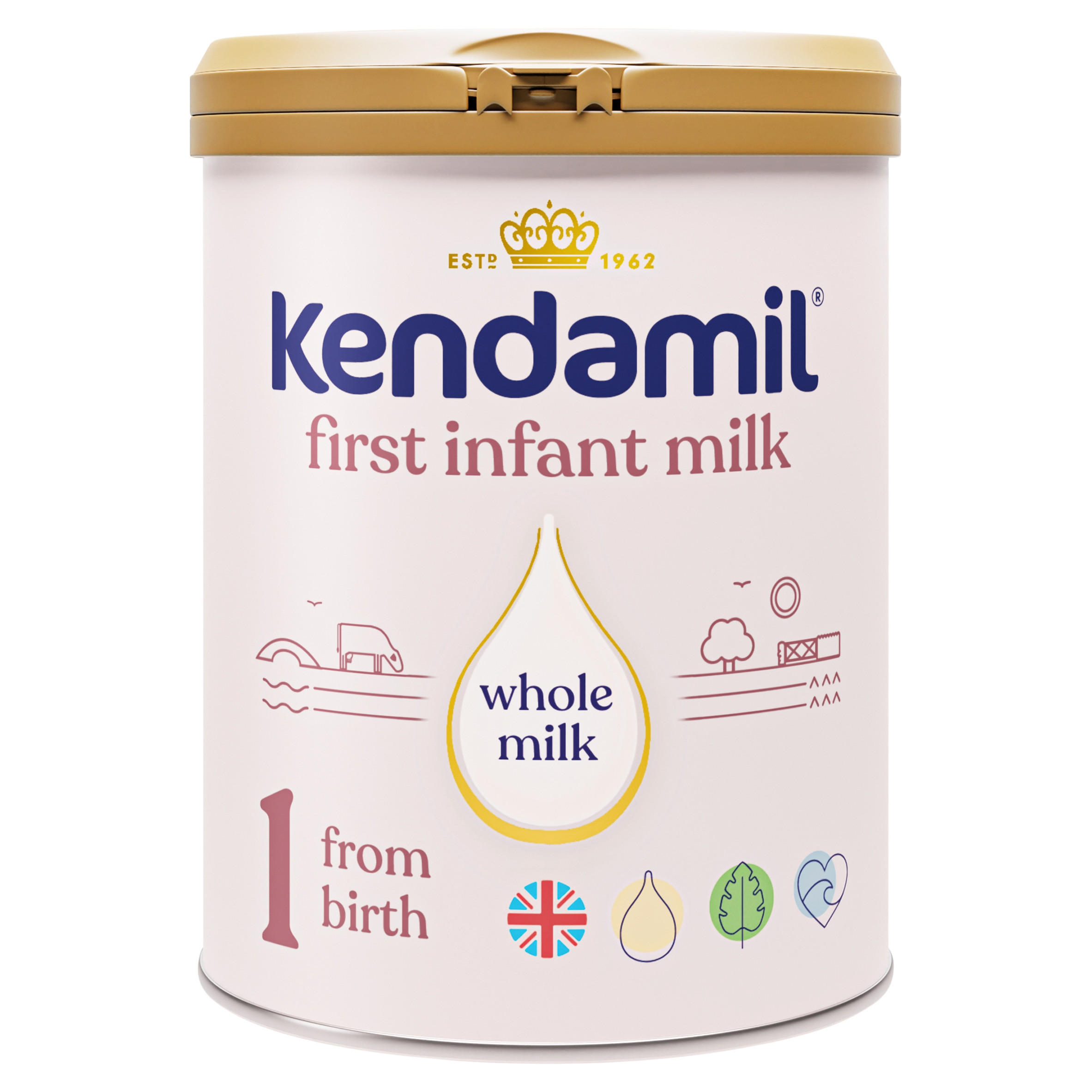 Kendamil First Infant Milk 1 From Birth Breastmilk Substitute 800g