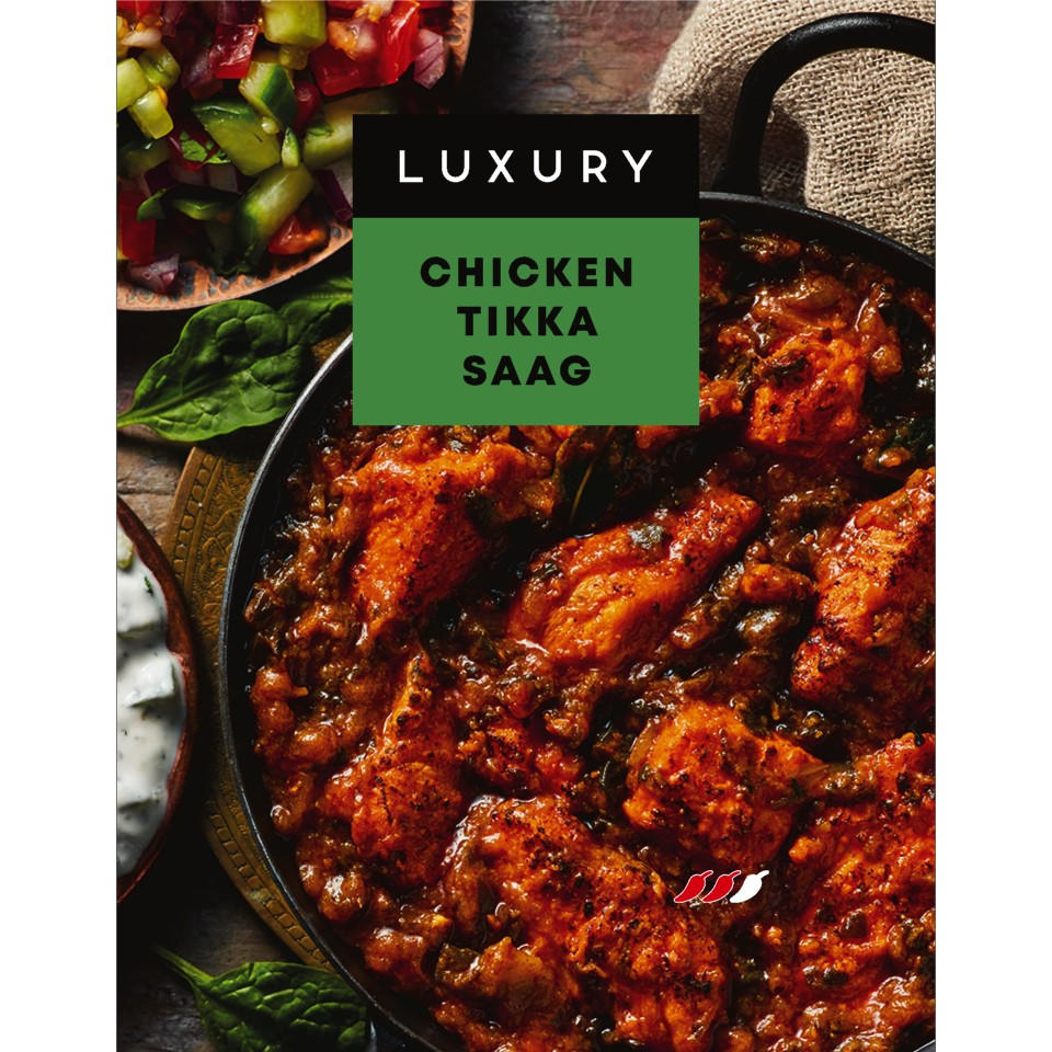Iceland Luxury Chicken Tikka Saag 400g