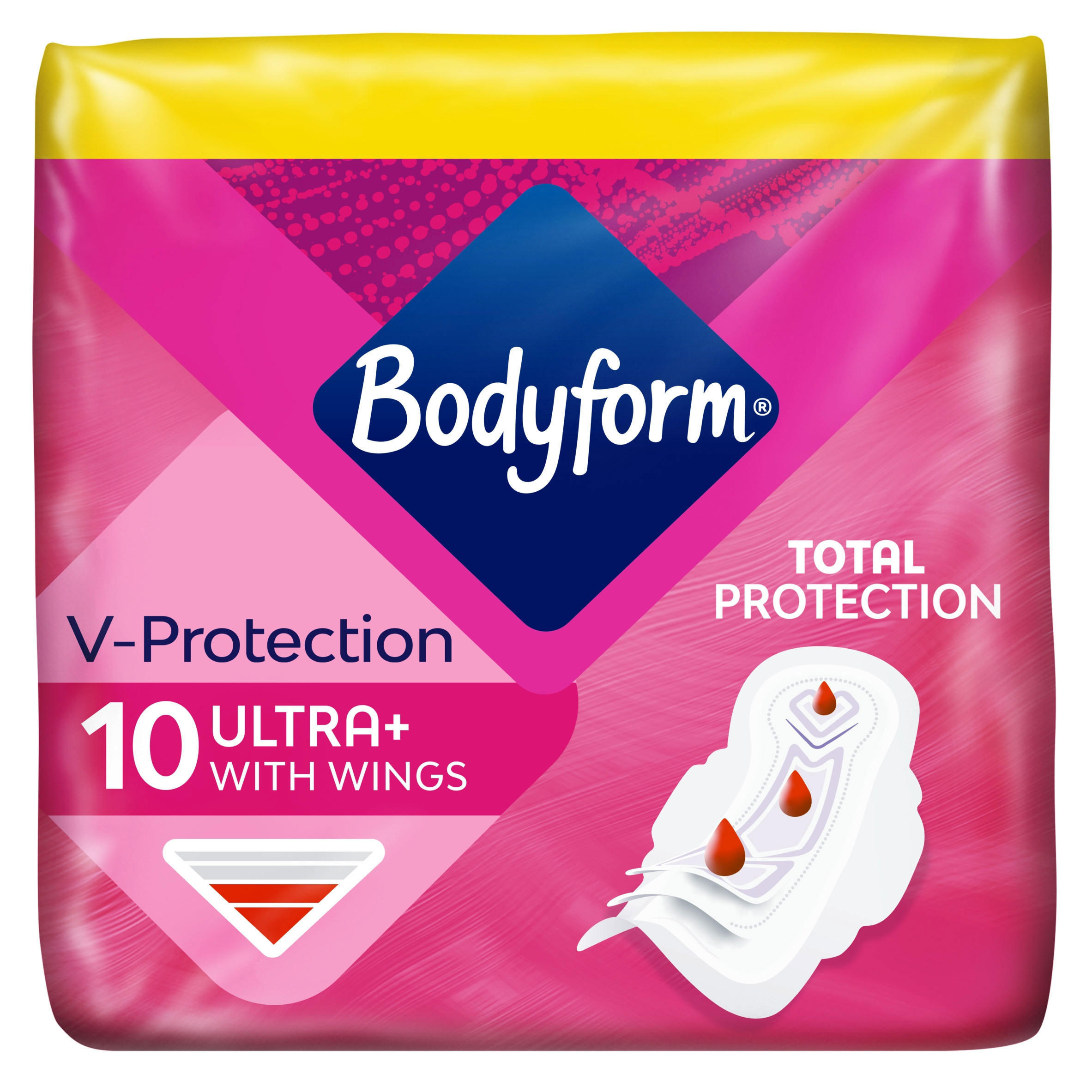 Bodyform Cour-V Ultra Normal Sanitary Towels Wings 10 pack
