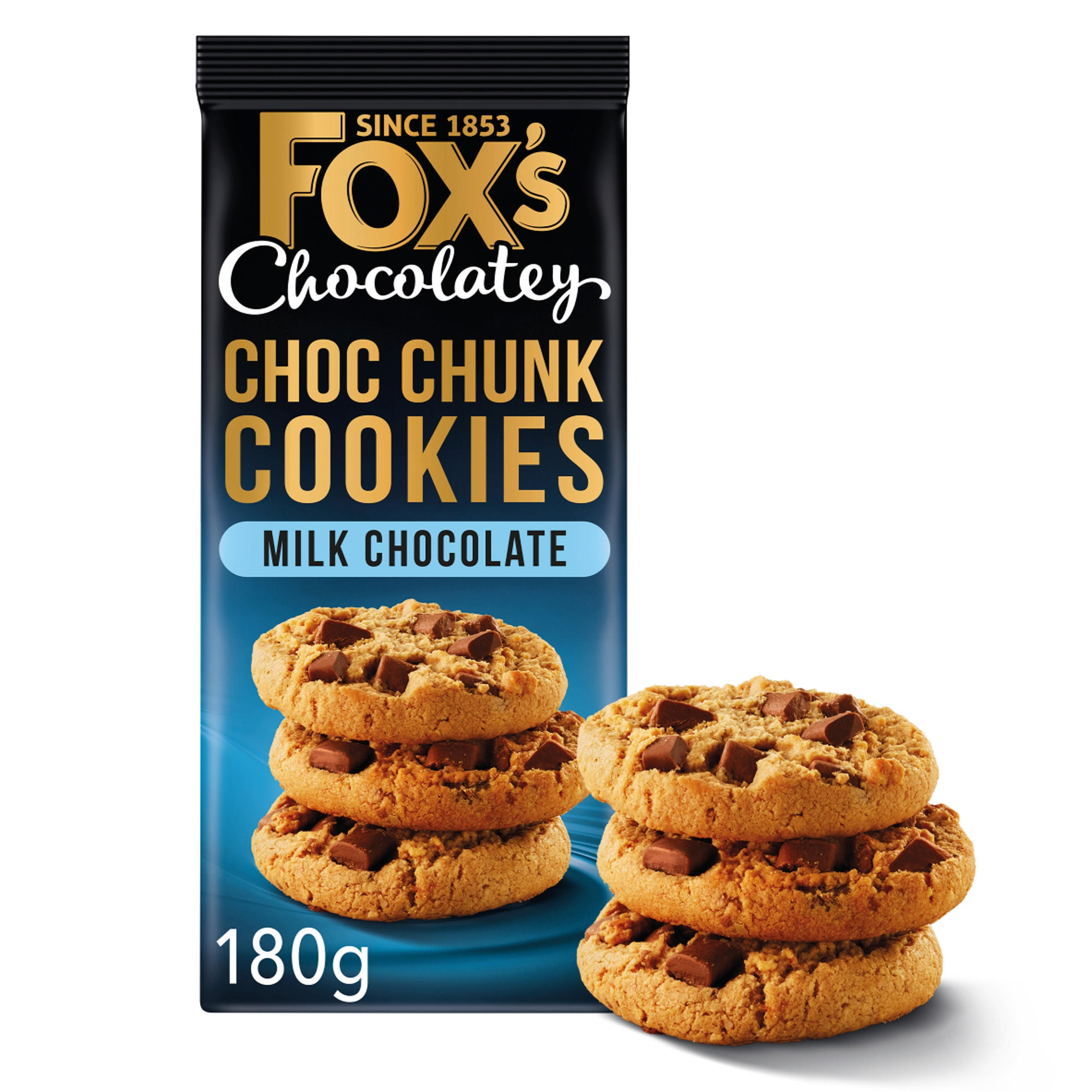 Fox's Fabulous Milk Chocolate Cookies 180g