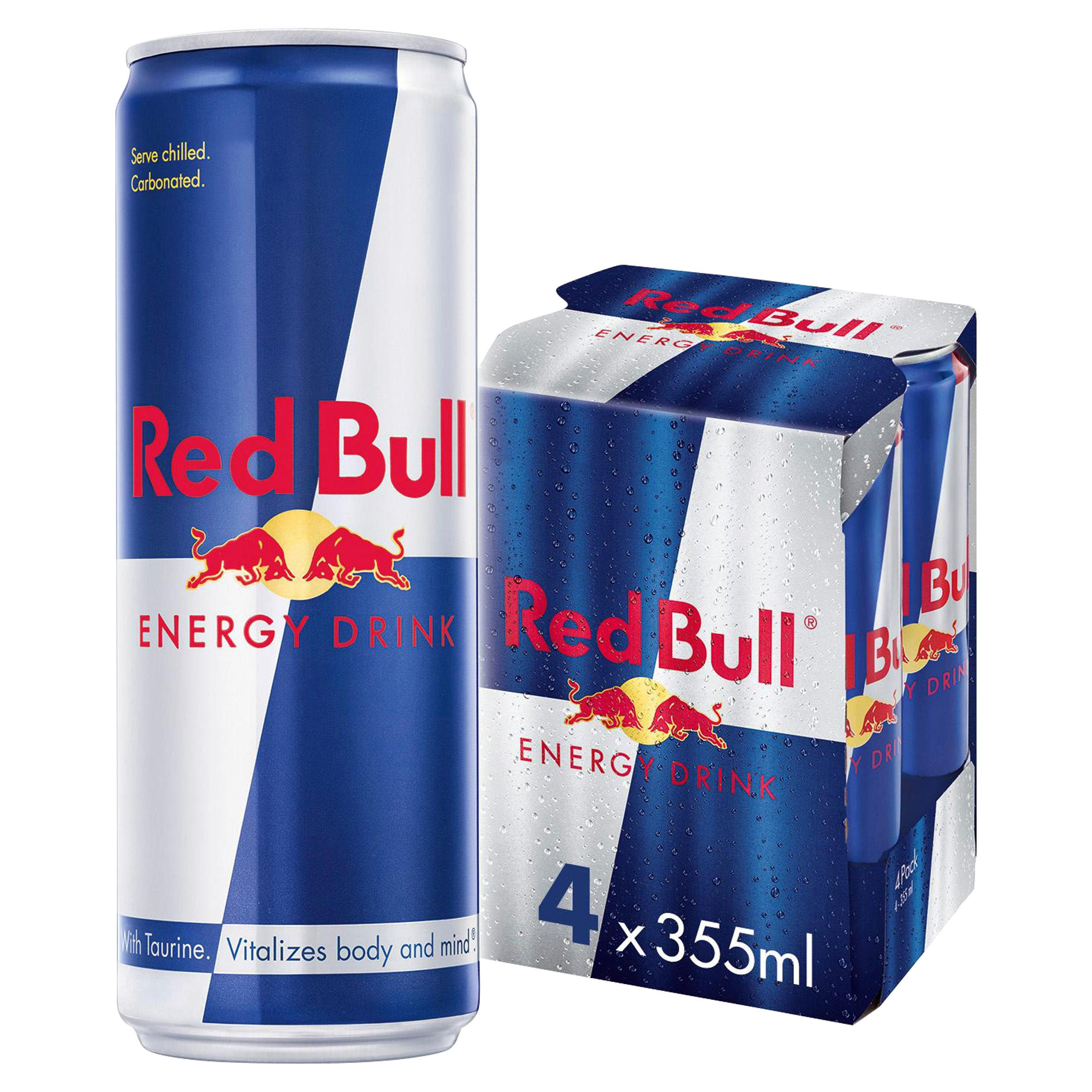 Red Bull Energy Drink 355ml x 4