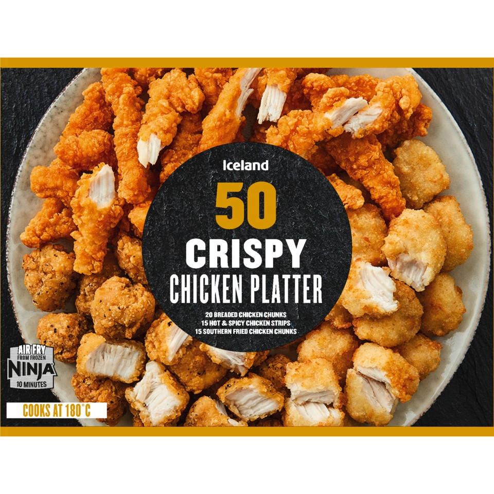 Iceland Crispy Chicken Platter 630g