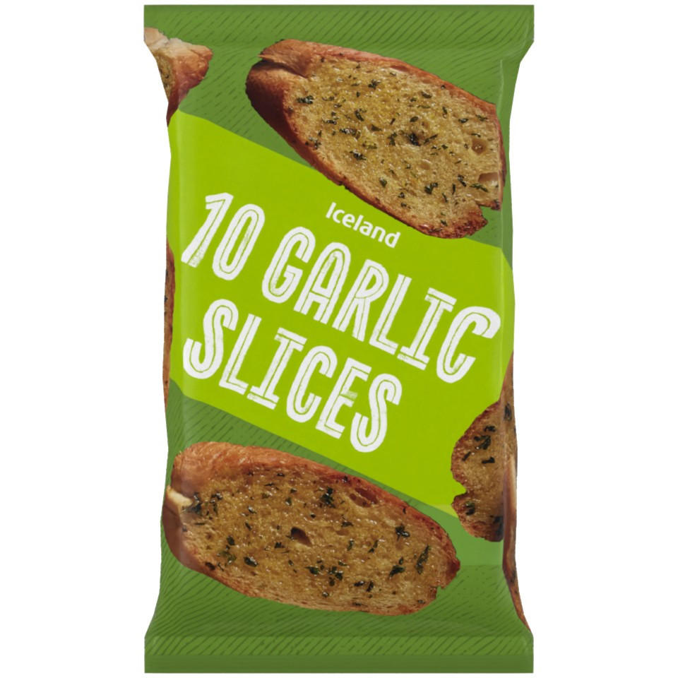 Iceland 10 Garlic Slices 260g
