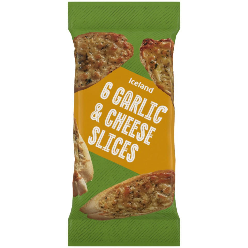 Iceland 6 Garlic & Cheese Slices 200g