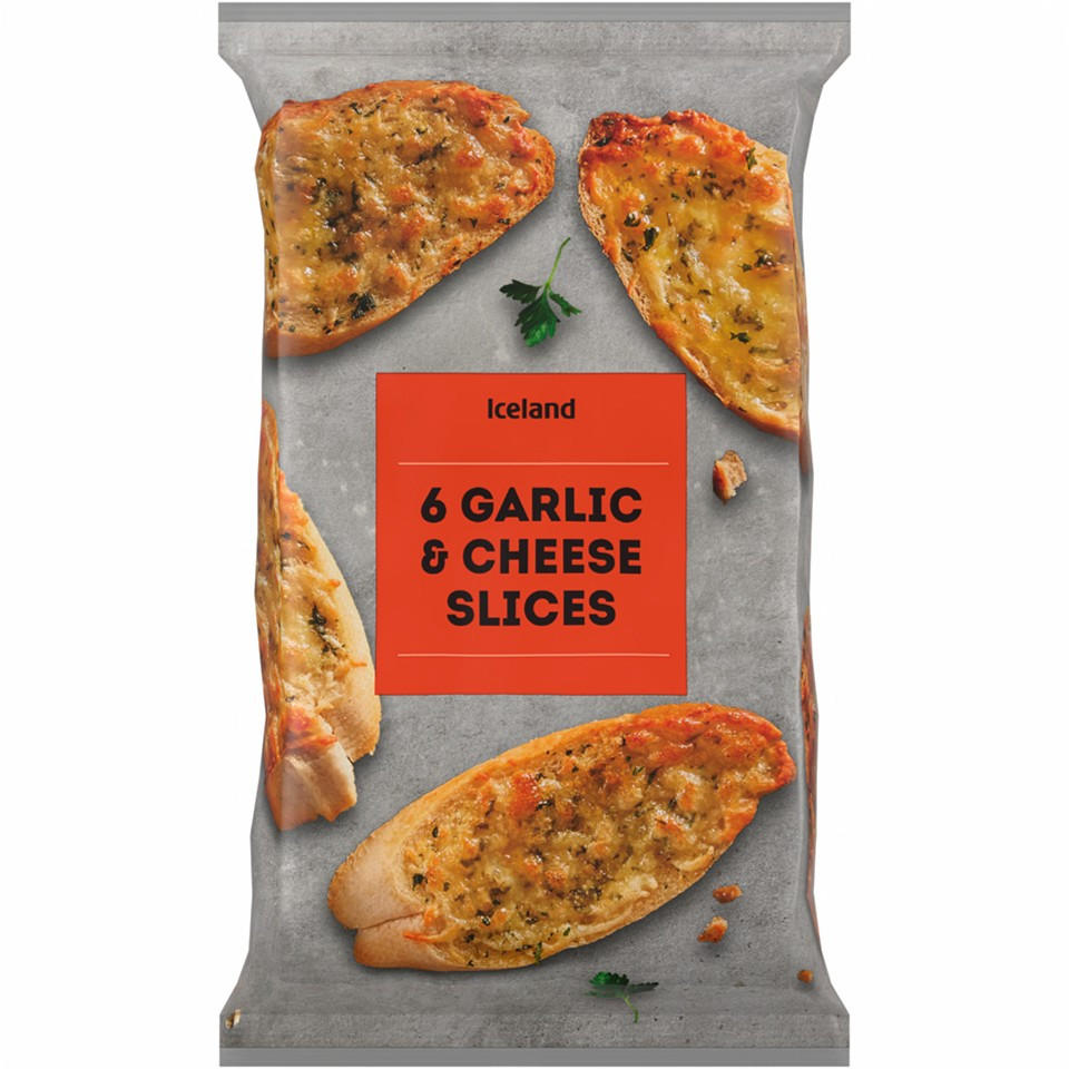 Iceland 6 Garlic & Cheese Slices 200g