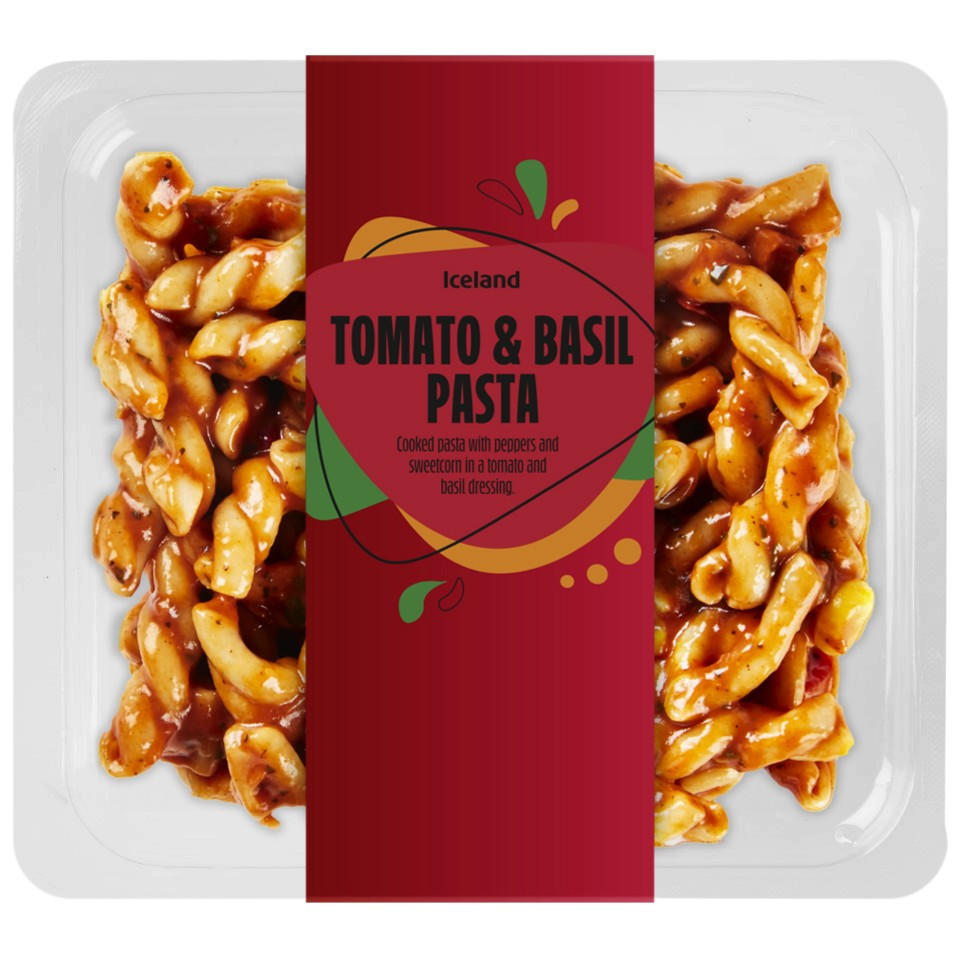 Iceland Tomato and Basil Pasta 275g