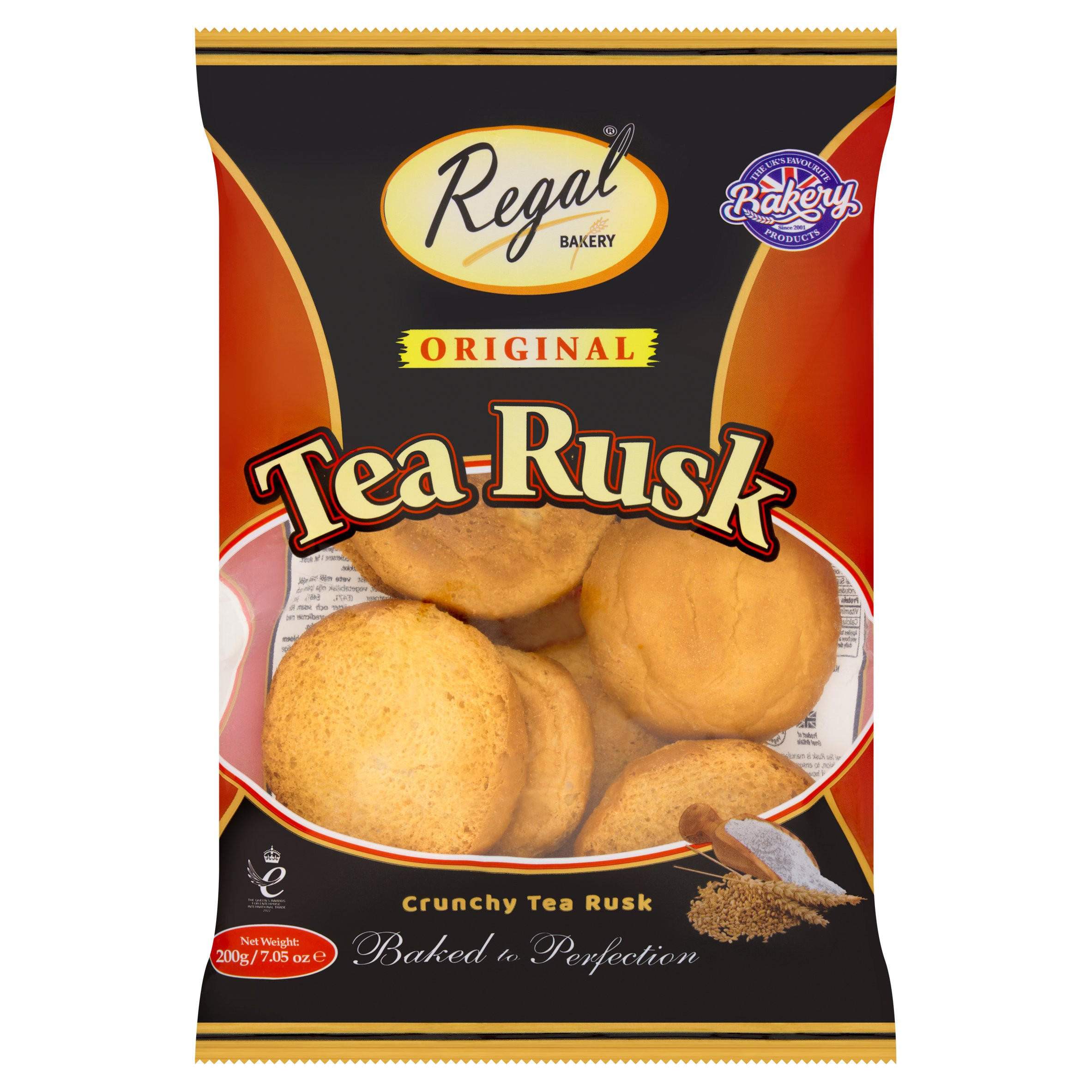 Regal Bakery Original Crunchy Tea Rusk 200g