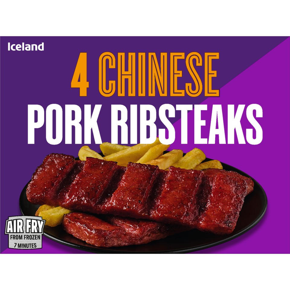 Iceland 4 Chinese Style Pork Rib Steaks 472g
