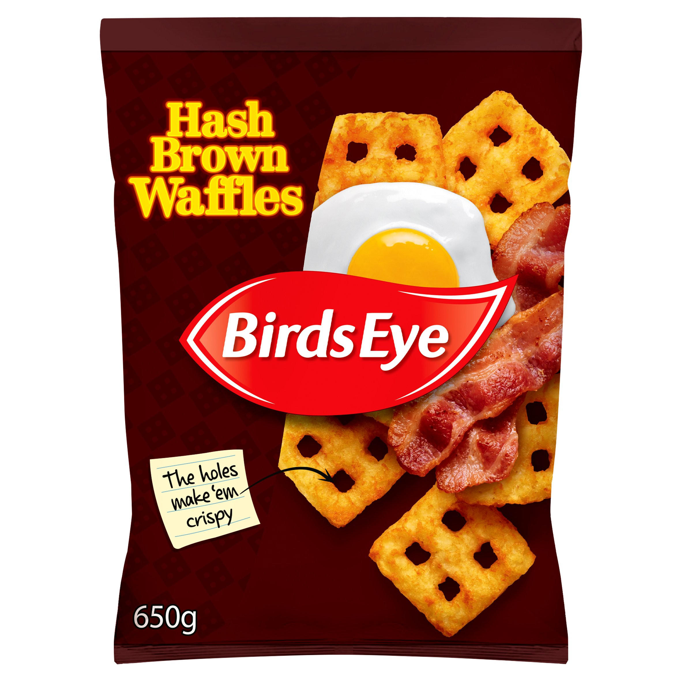 Birds Eye Hash Brown Potato Waffles 650G