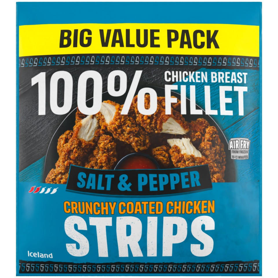 Iceland Salt & Pepper Crunchy Coated Chicken Strips