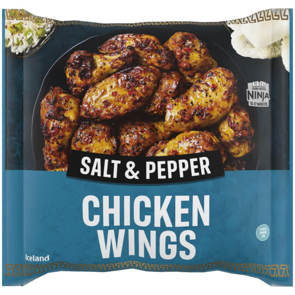 Iceland Salt & Pepper Chicken Wings: 750 g