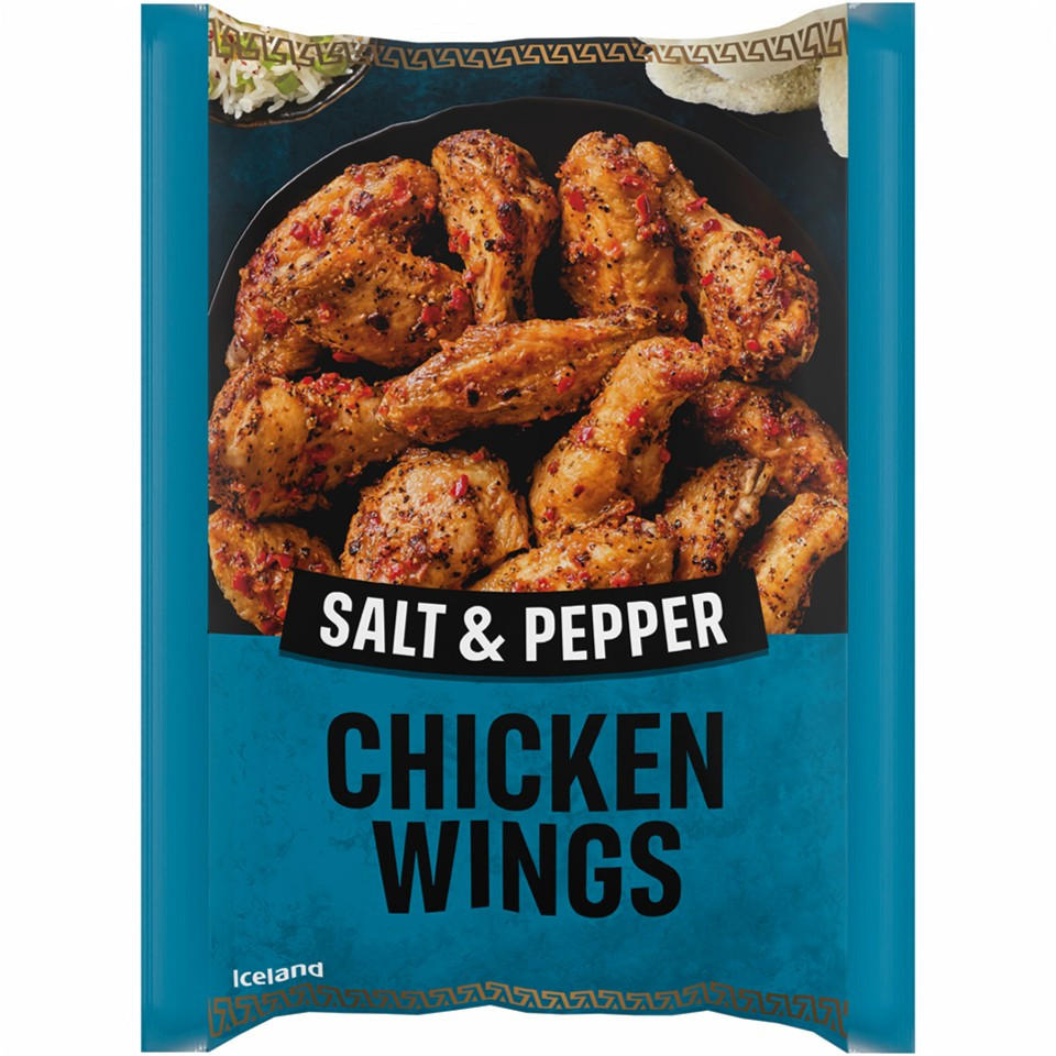 Iceland Salt & Pepper Chicken Wings 750g