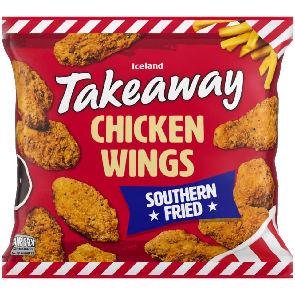 Iceland Southern Fried Chicken Wings 600 g