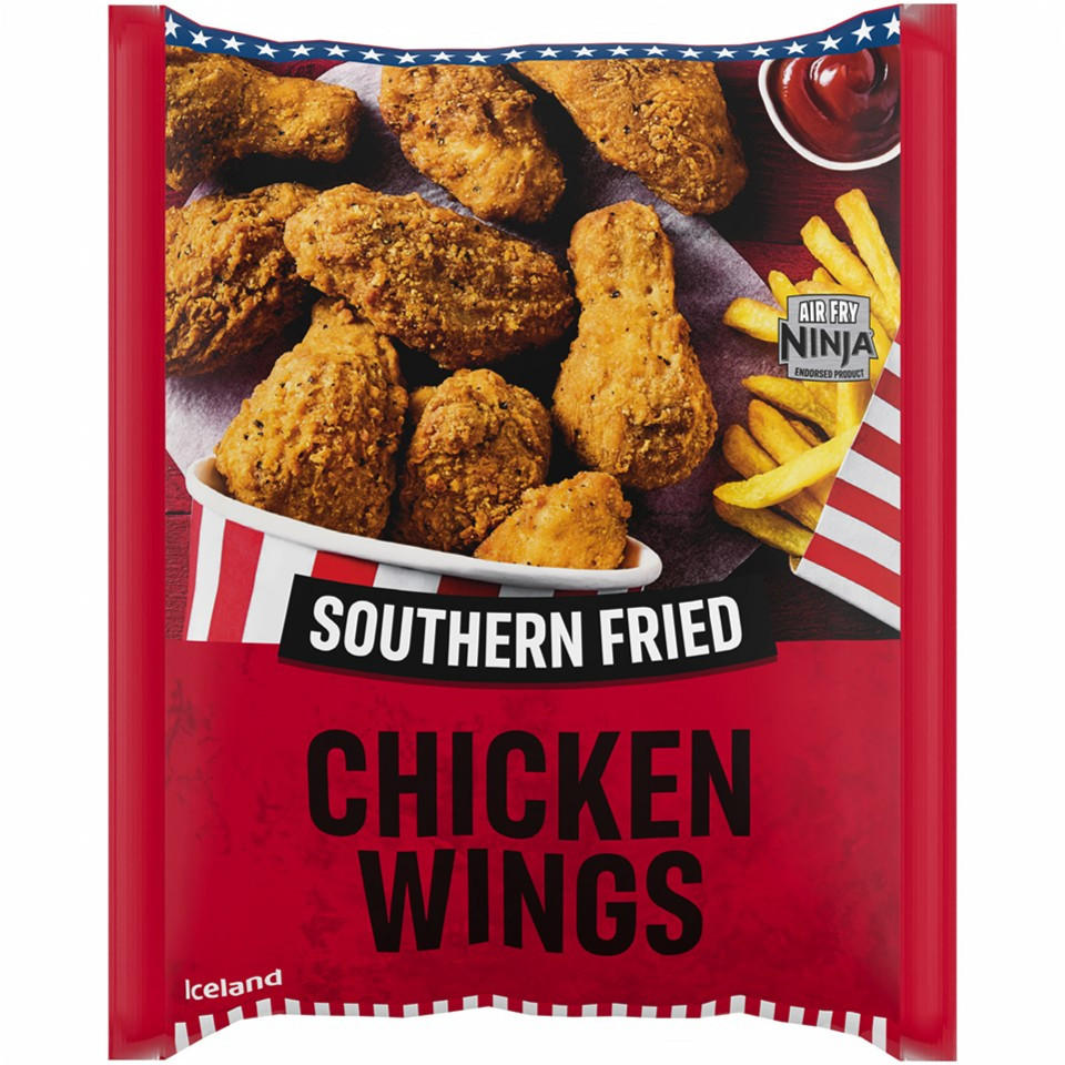 Iceland Southern Fried Chicken Wings 600g
