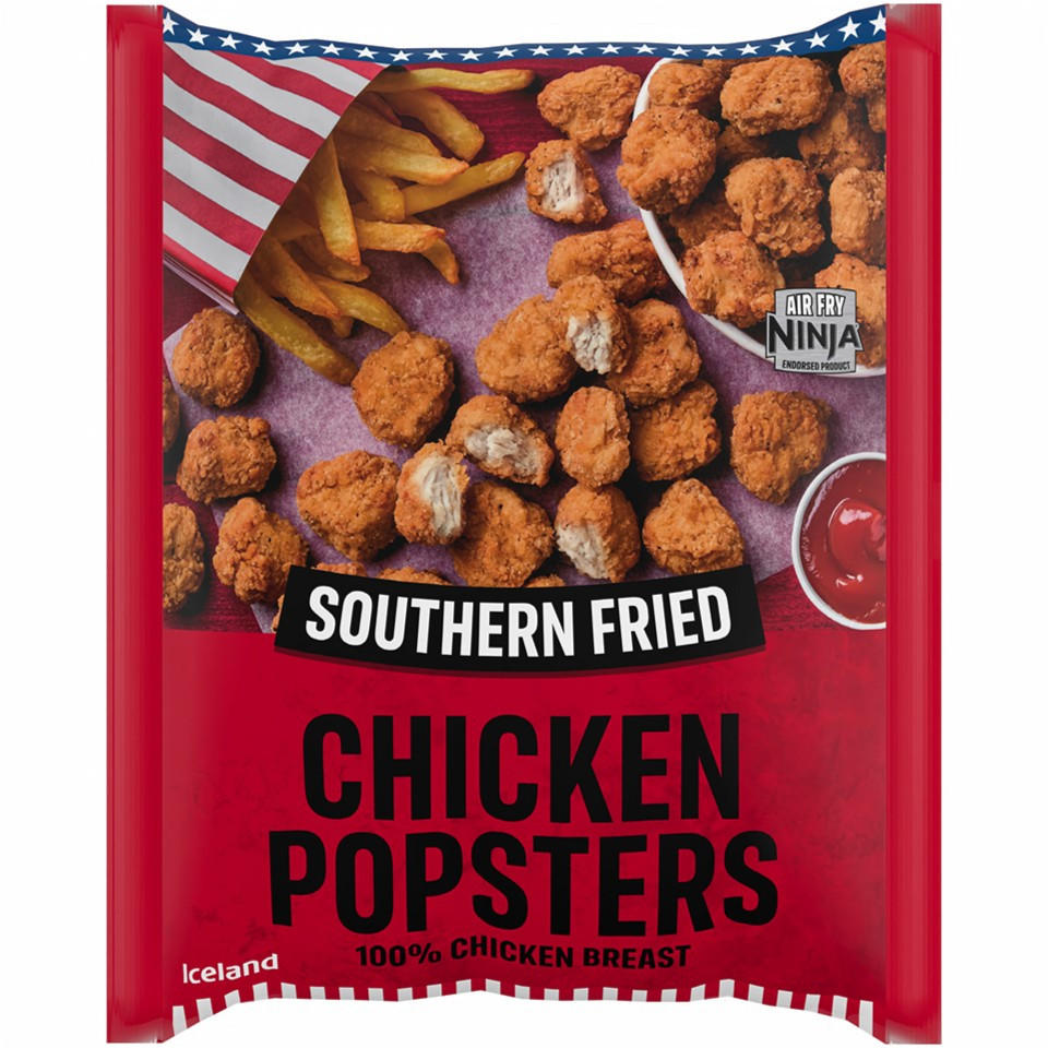 Iceland Southern Fried Chicken Popsters 600g