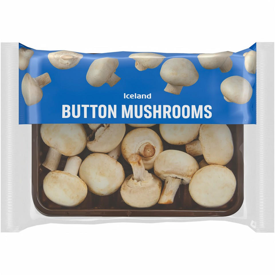Iceland Button Mushrooms 125g