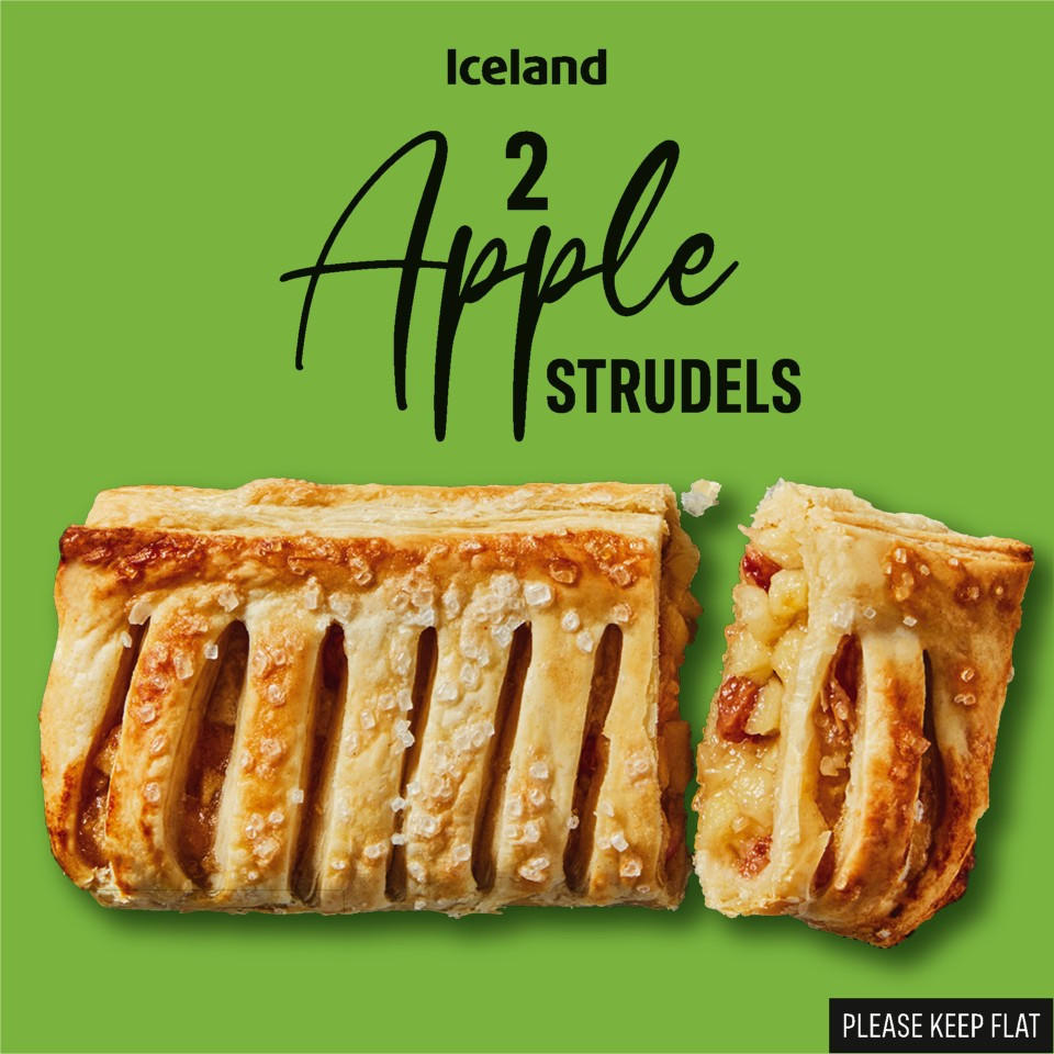 Iceland 2 Apple Strudels 600g