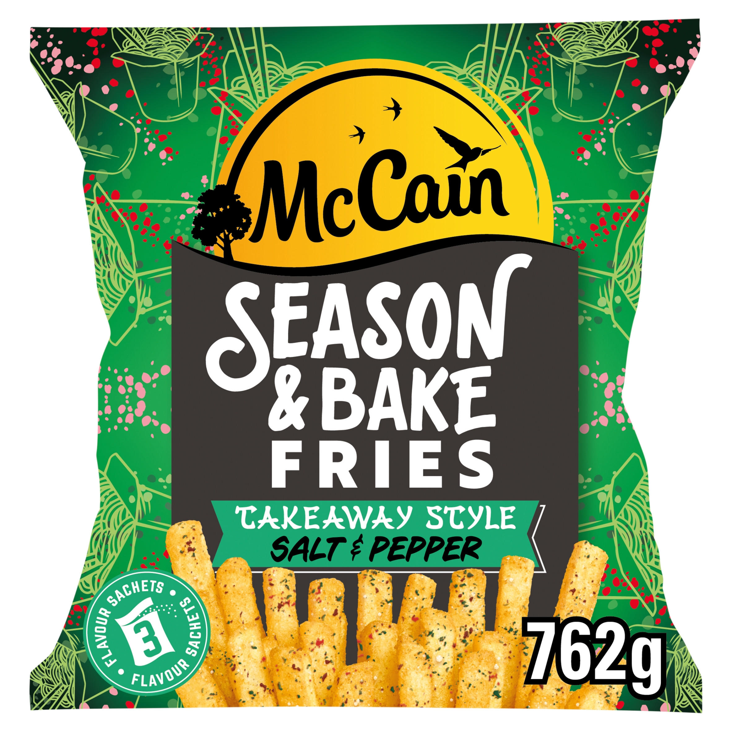 McCain Season & Bake Fries Salt and Pepper 762g