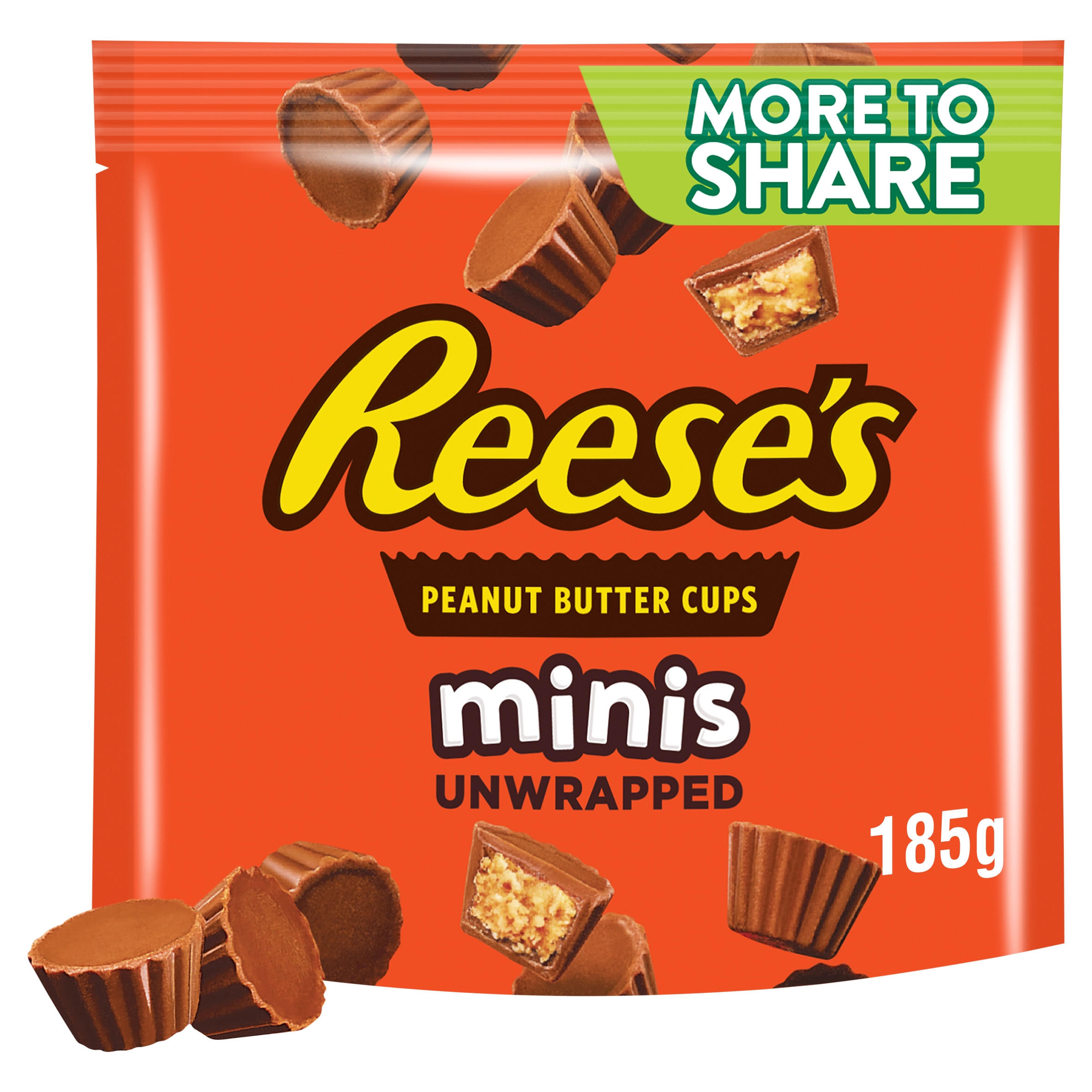 Reese's Minis Peanut Butter Cups Unwrapped More to Share 185g