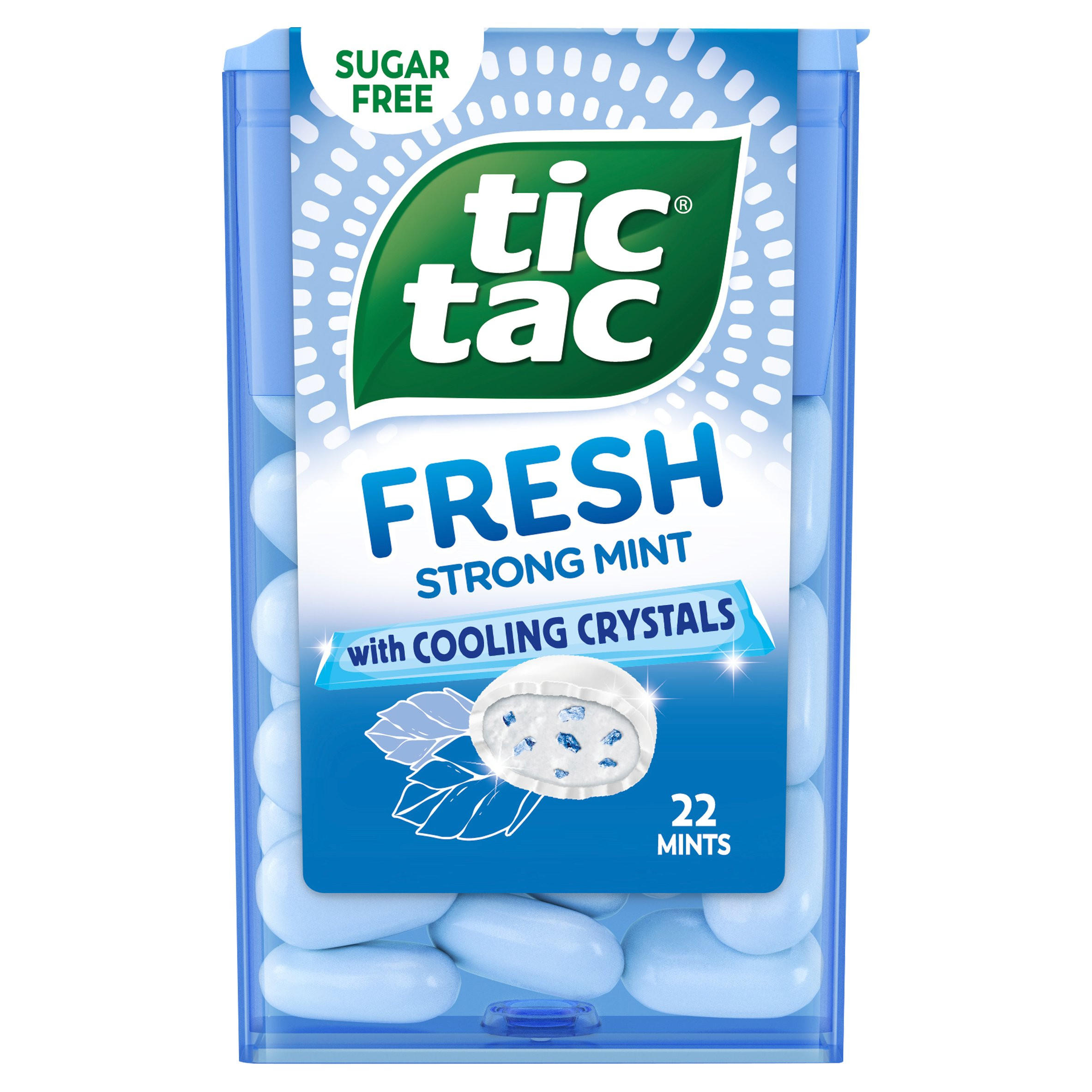 Tic Tac Fresh Strong Mint Sugar Free Mint Sweets 16.4g