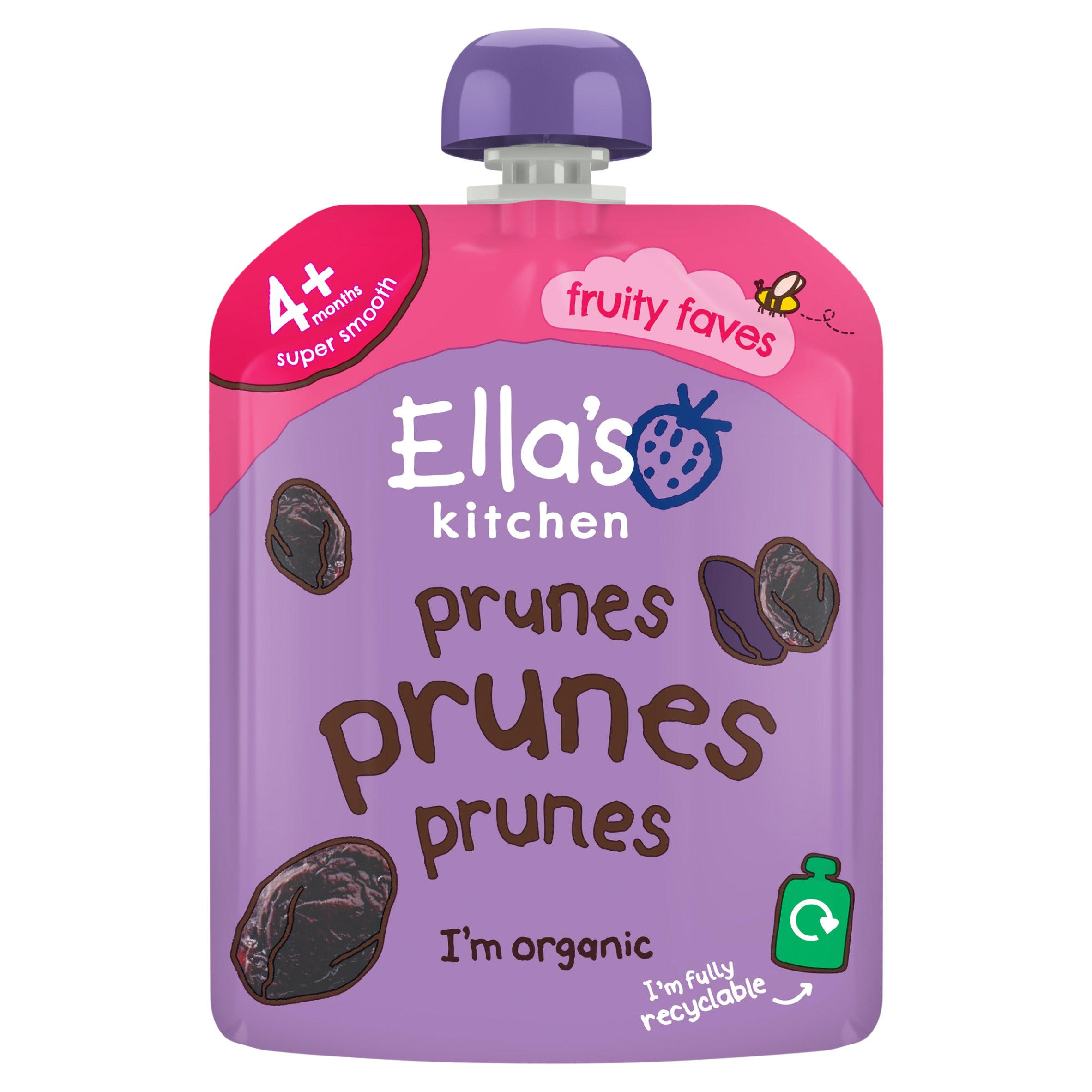 Ella's Kitchen Organic Prunes First Tastes Baby Food Pouch 4+ Months 70g