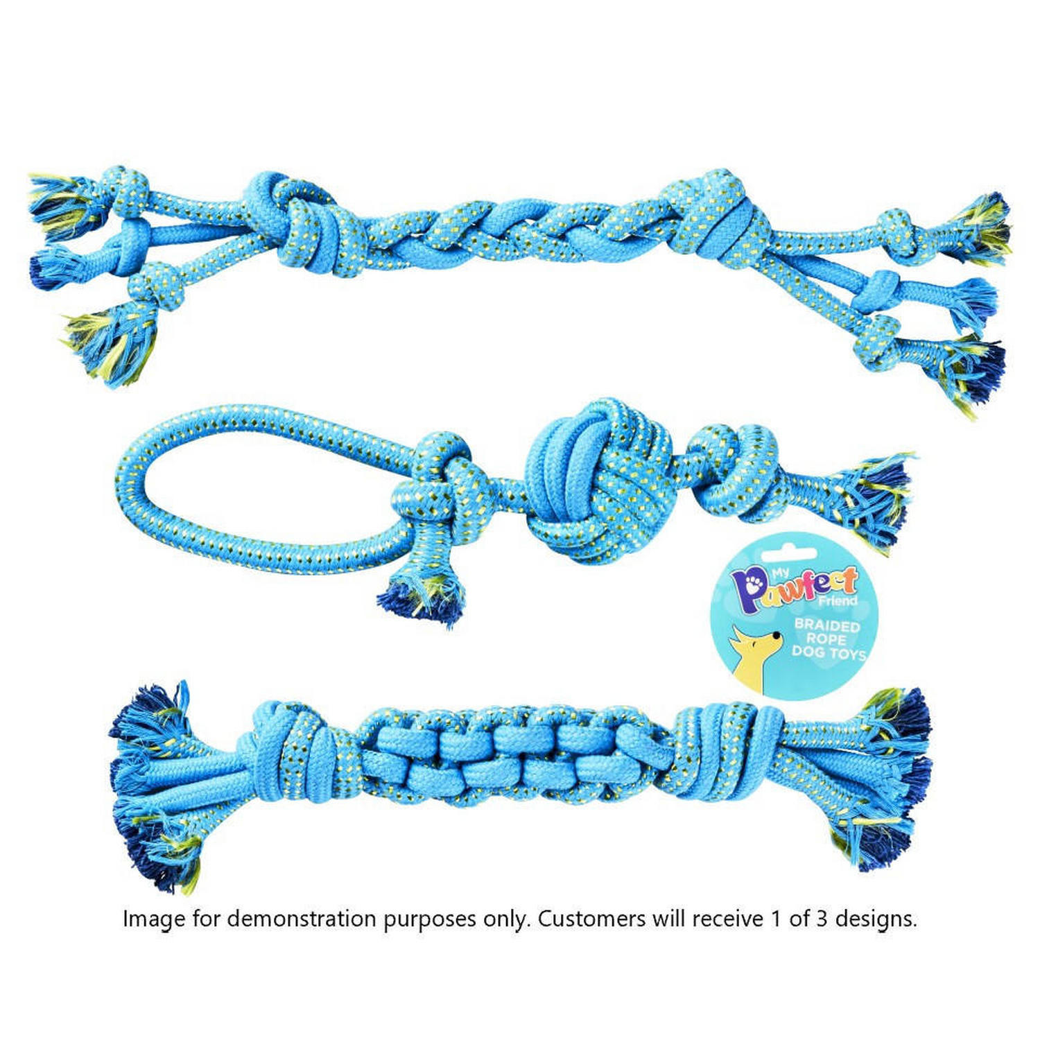 Pawfect Friend Braided Rope Toy
