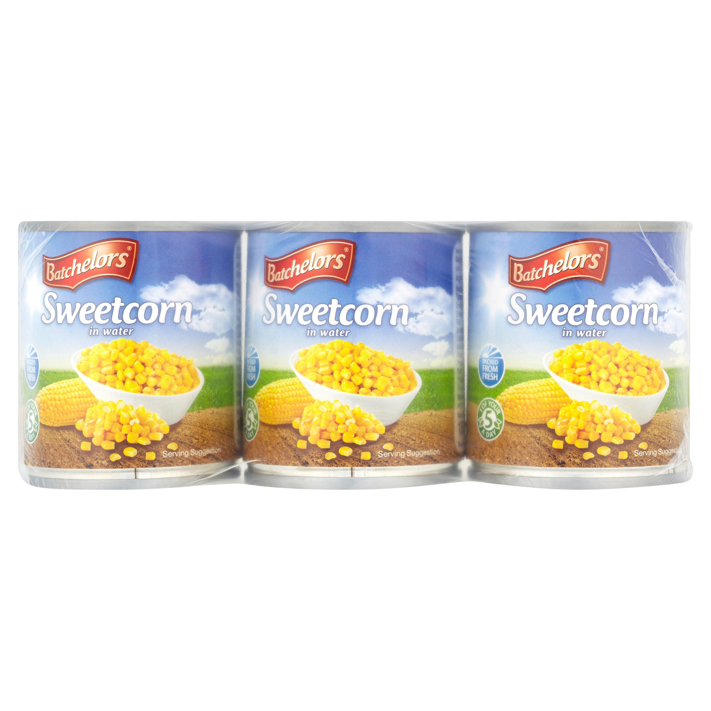 Batchelors Sweetcorn in Water 3 x 180g