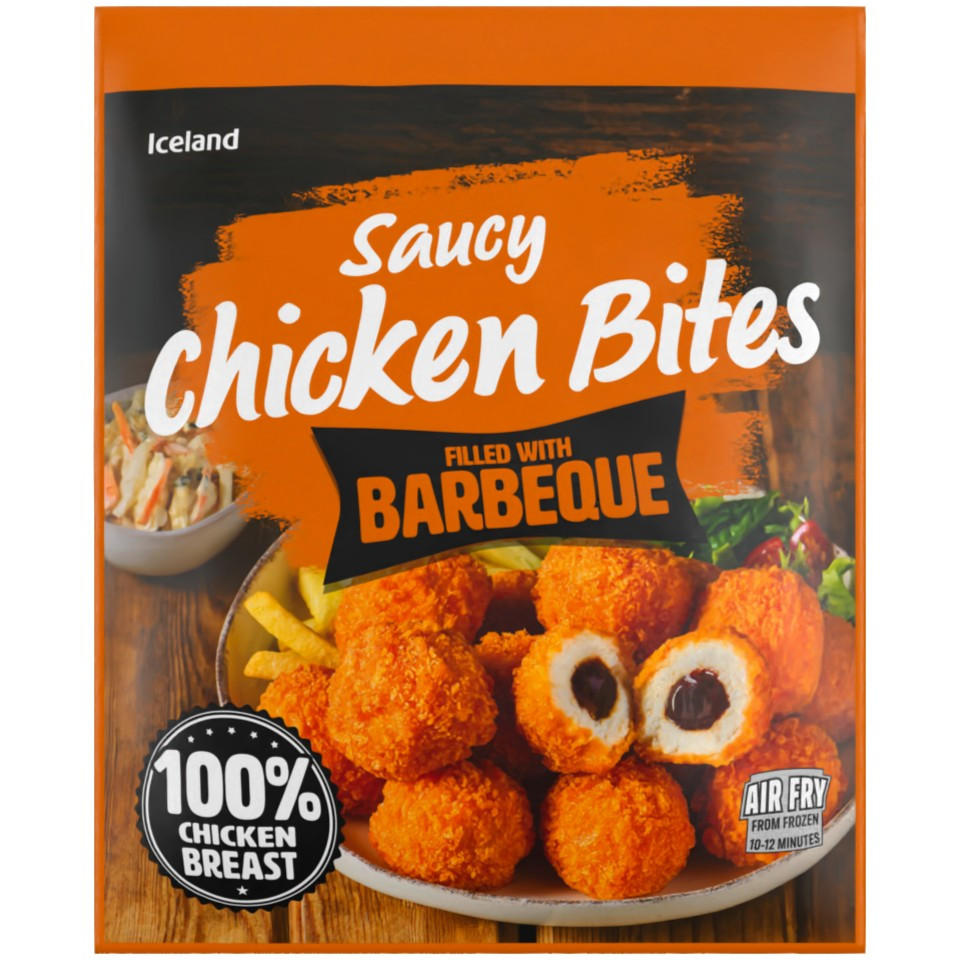 Iceland Barbeque Saucy Chicken Bites 504g