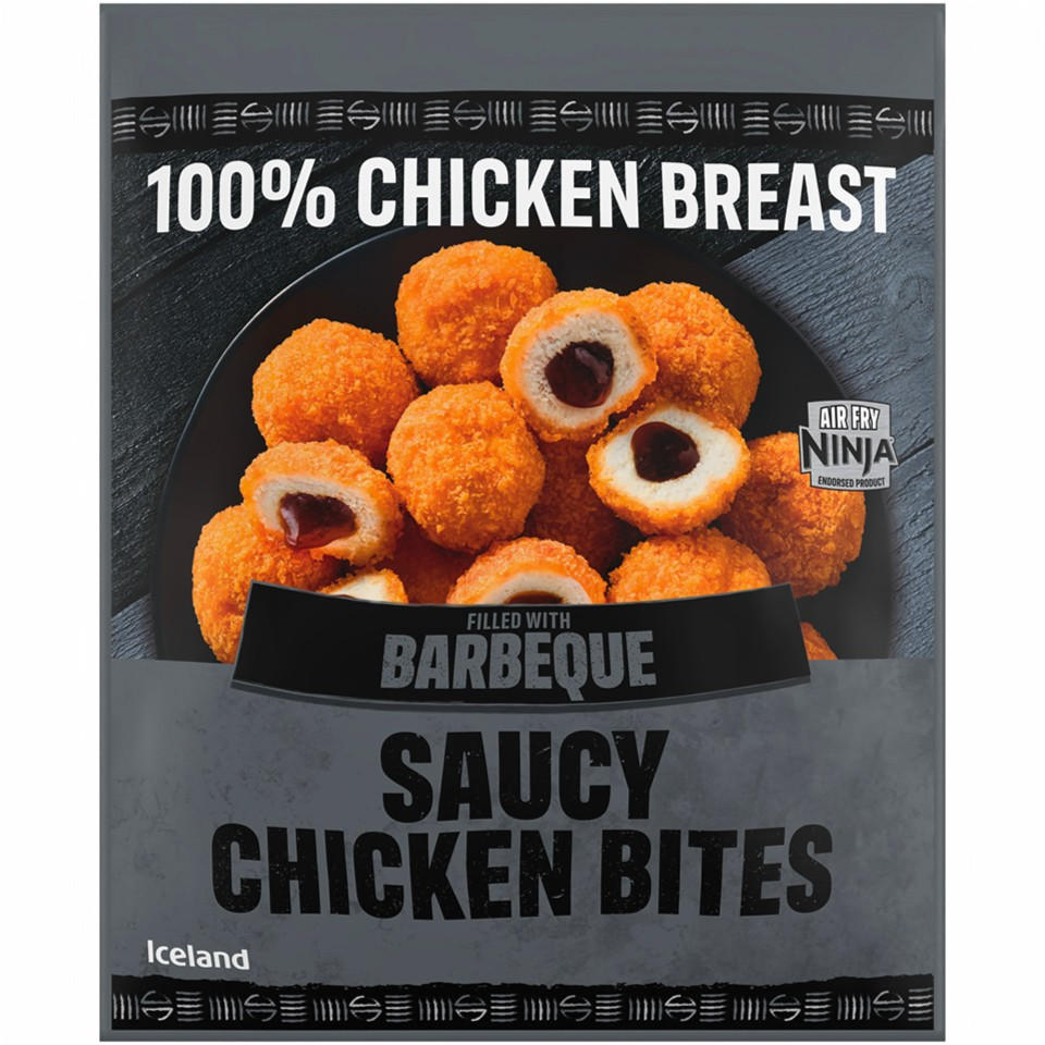 Iceland Barbeque Saucy Chicken Bites 504g