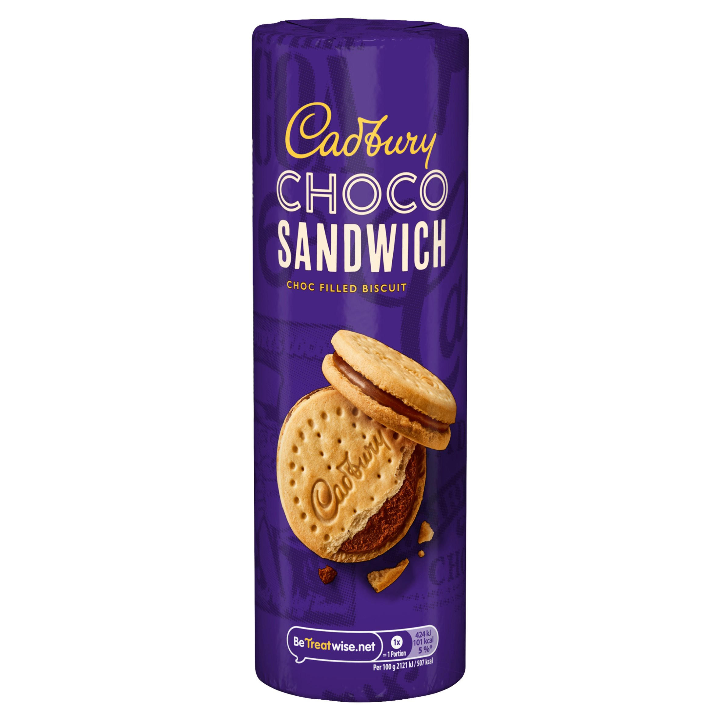 Cadbury Choco Sandwich Chocolate Biscuit Bag 260 g