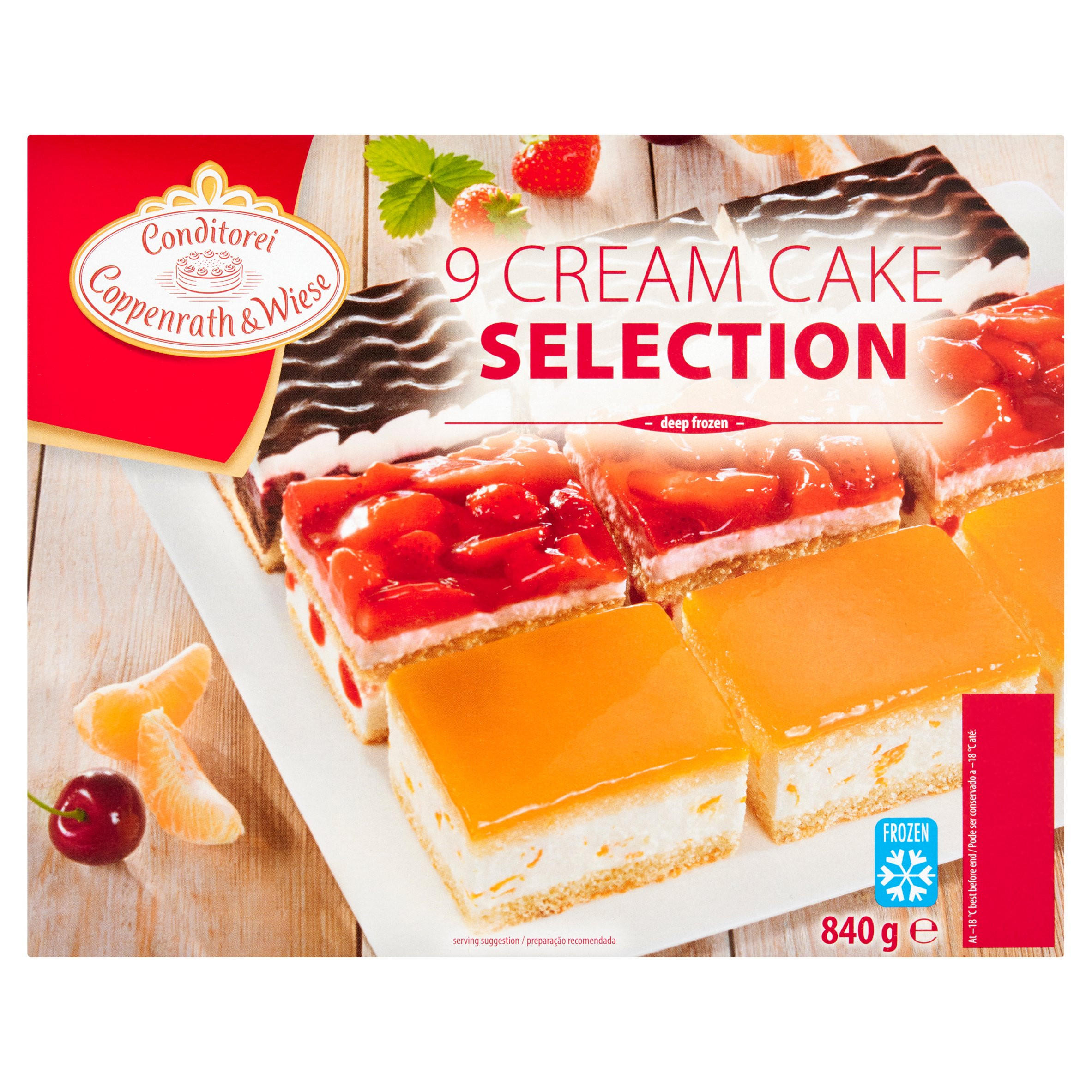 Conditorei Coppenrath & Wiese 9 Cream Cake Selection 840g