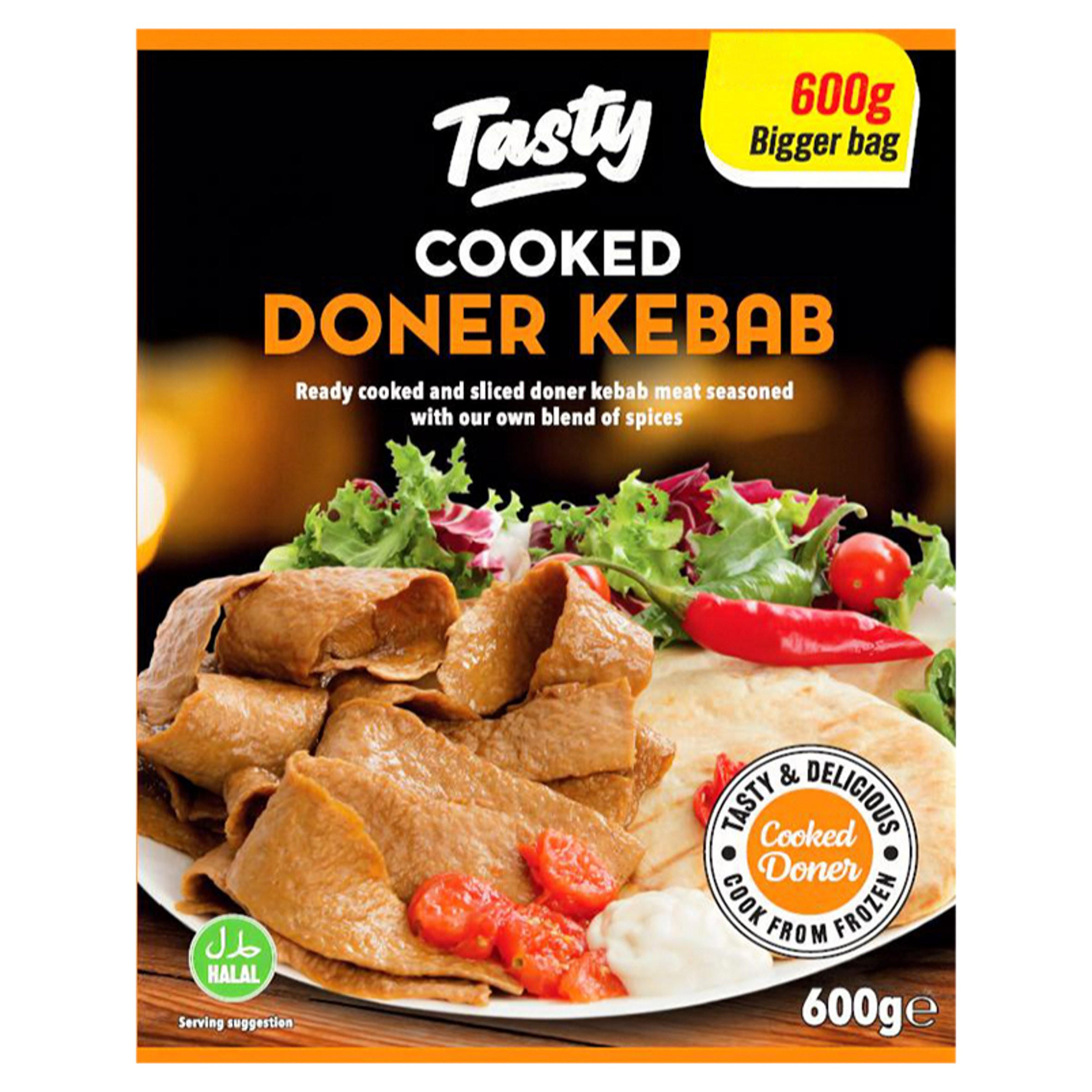 Tasty Cooked Doner Kebab 600g