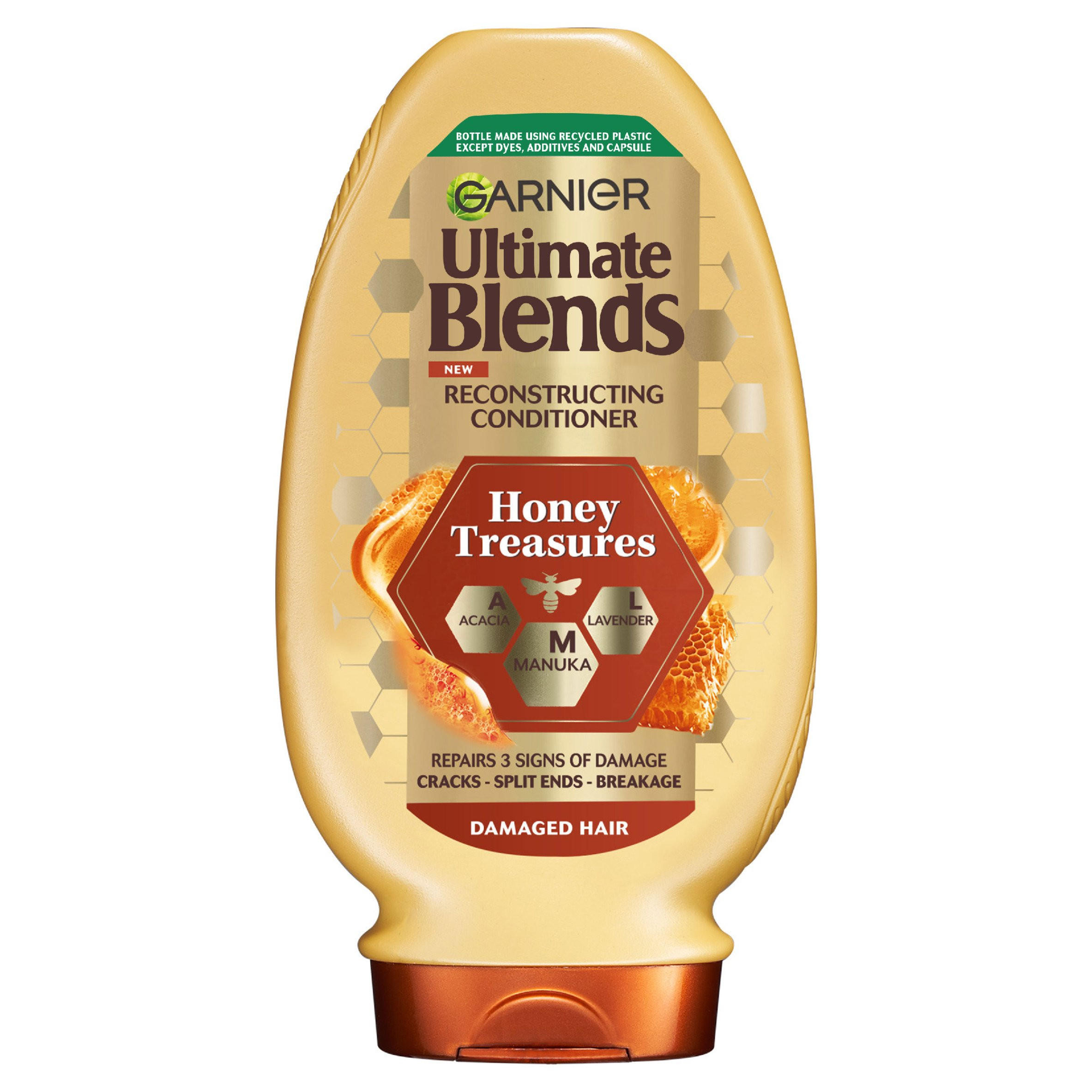 Garnier Ultimate Blends Honey Treasures Strengthening Conditioner 400ml