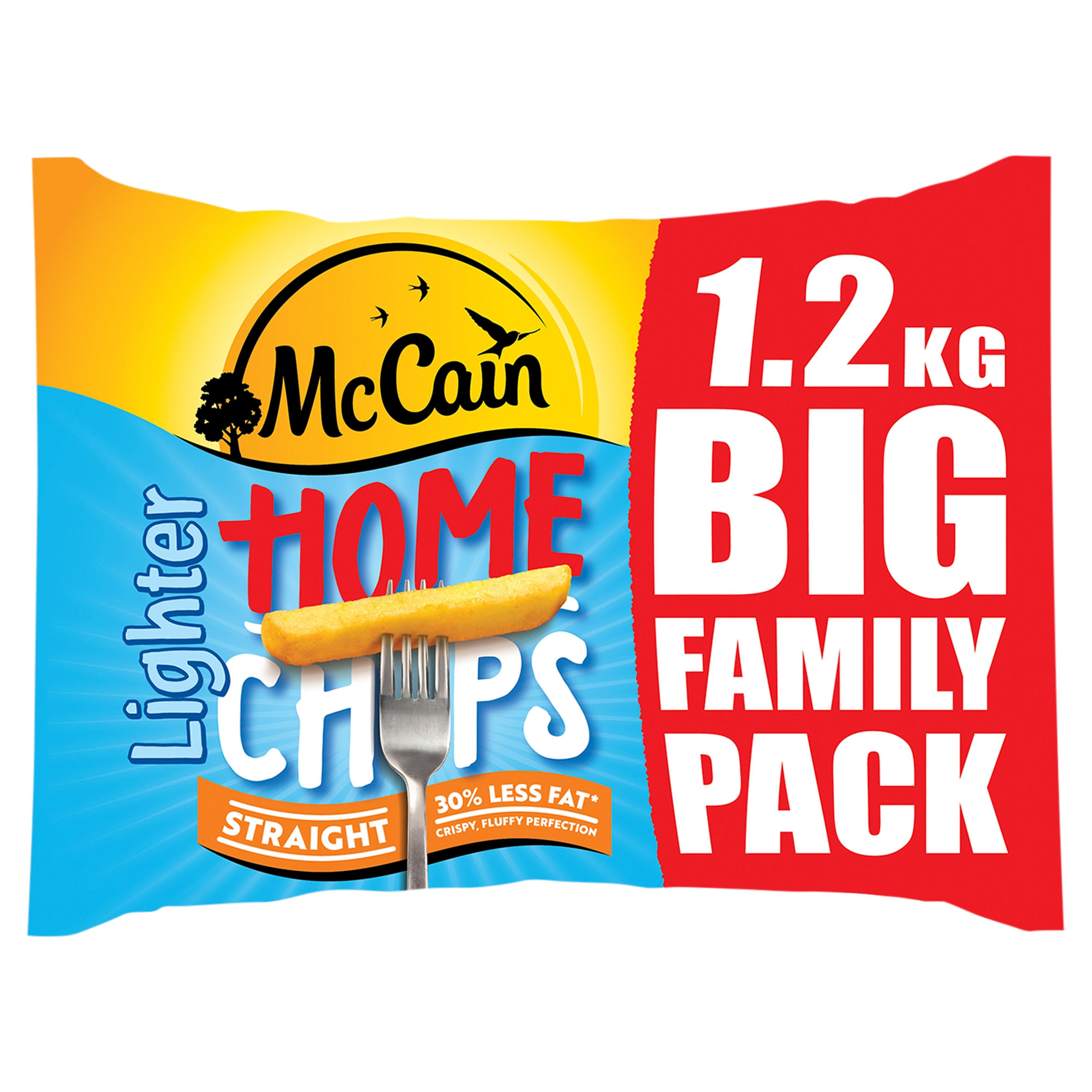 McCain Home Chips Lighter Straight Cut 1.2kg