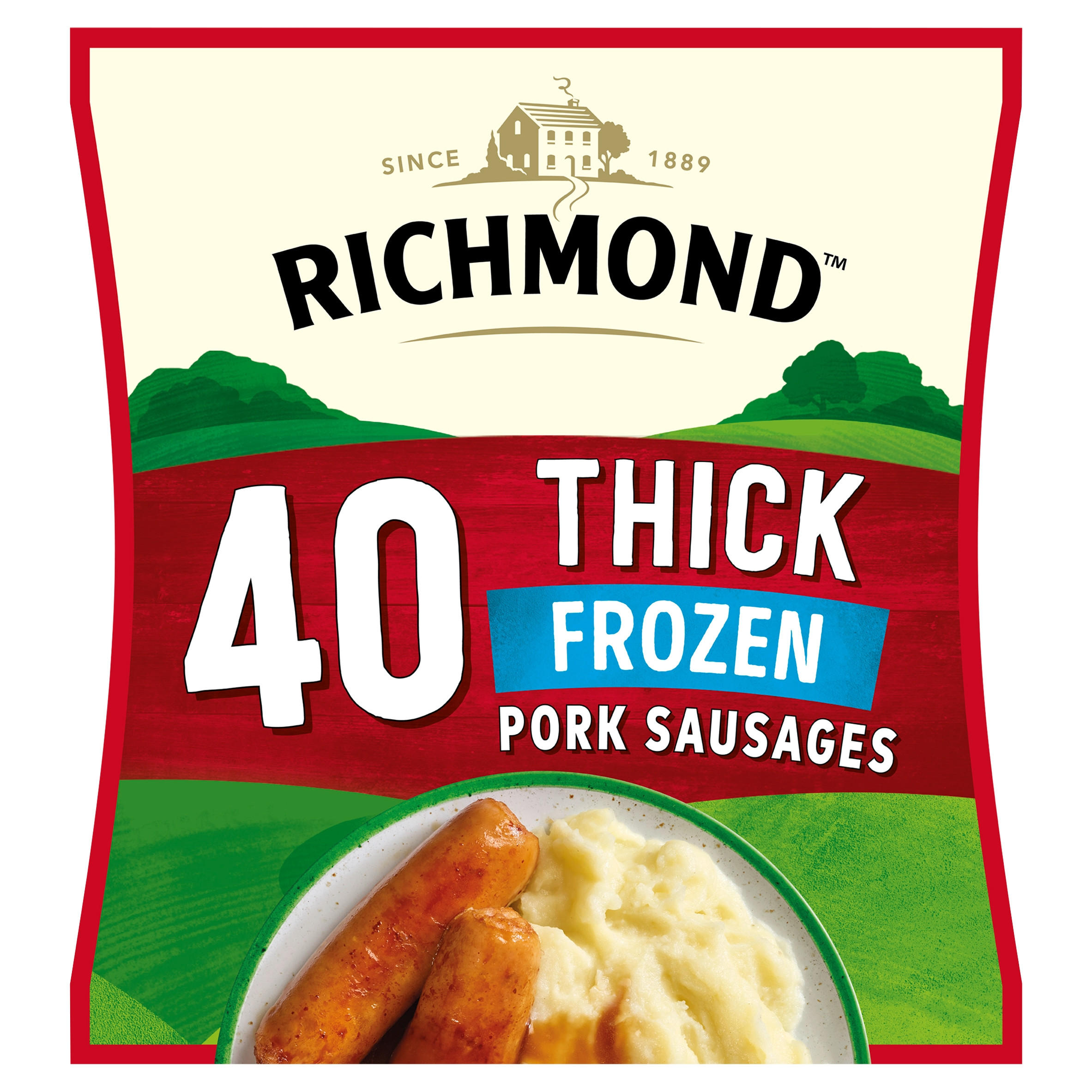 Richmond 40 Thick Pork Sausages 1720g