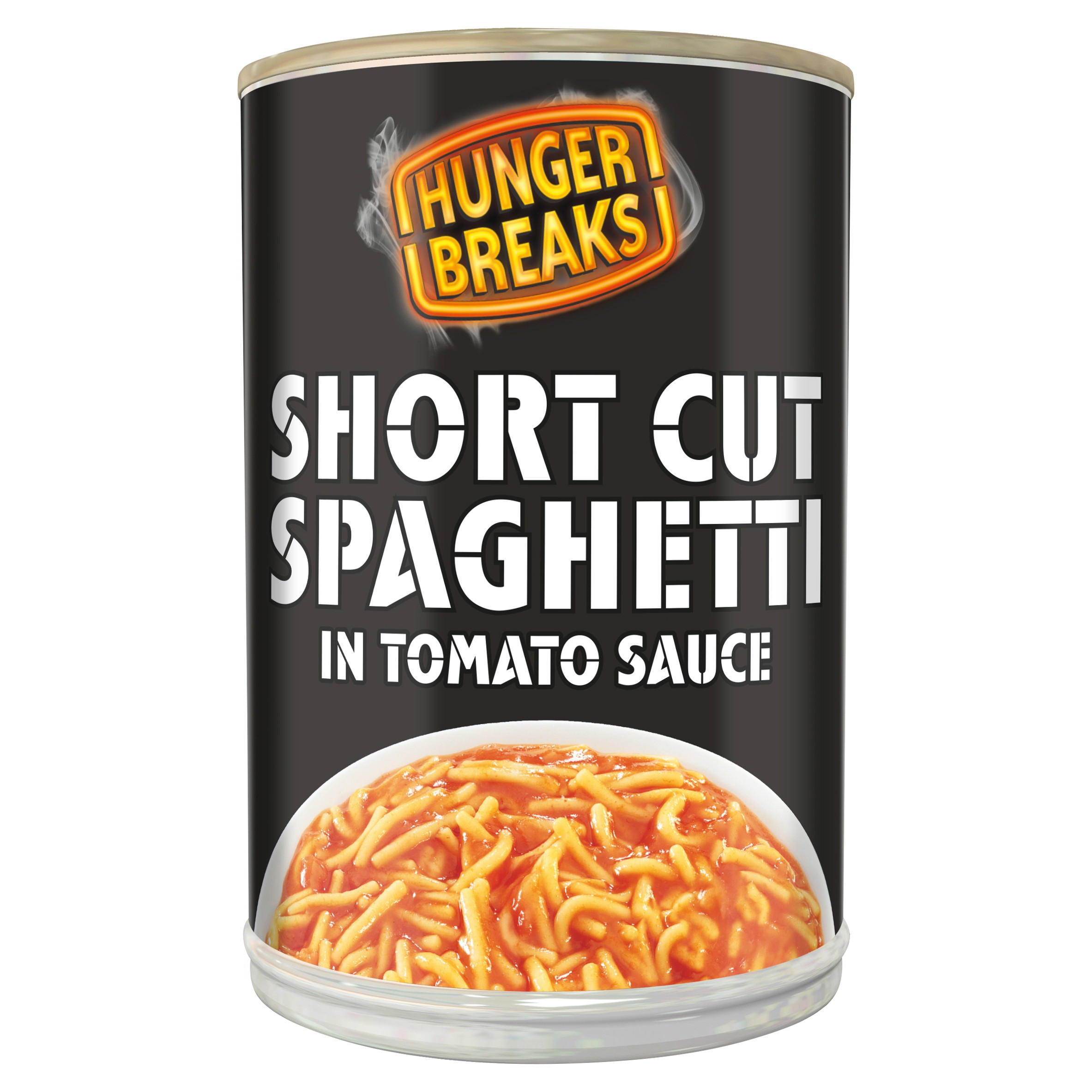 Hunger Breaks Short Cut Spaghetti in Tomato Sauce 395g