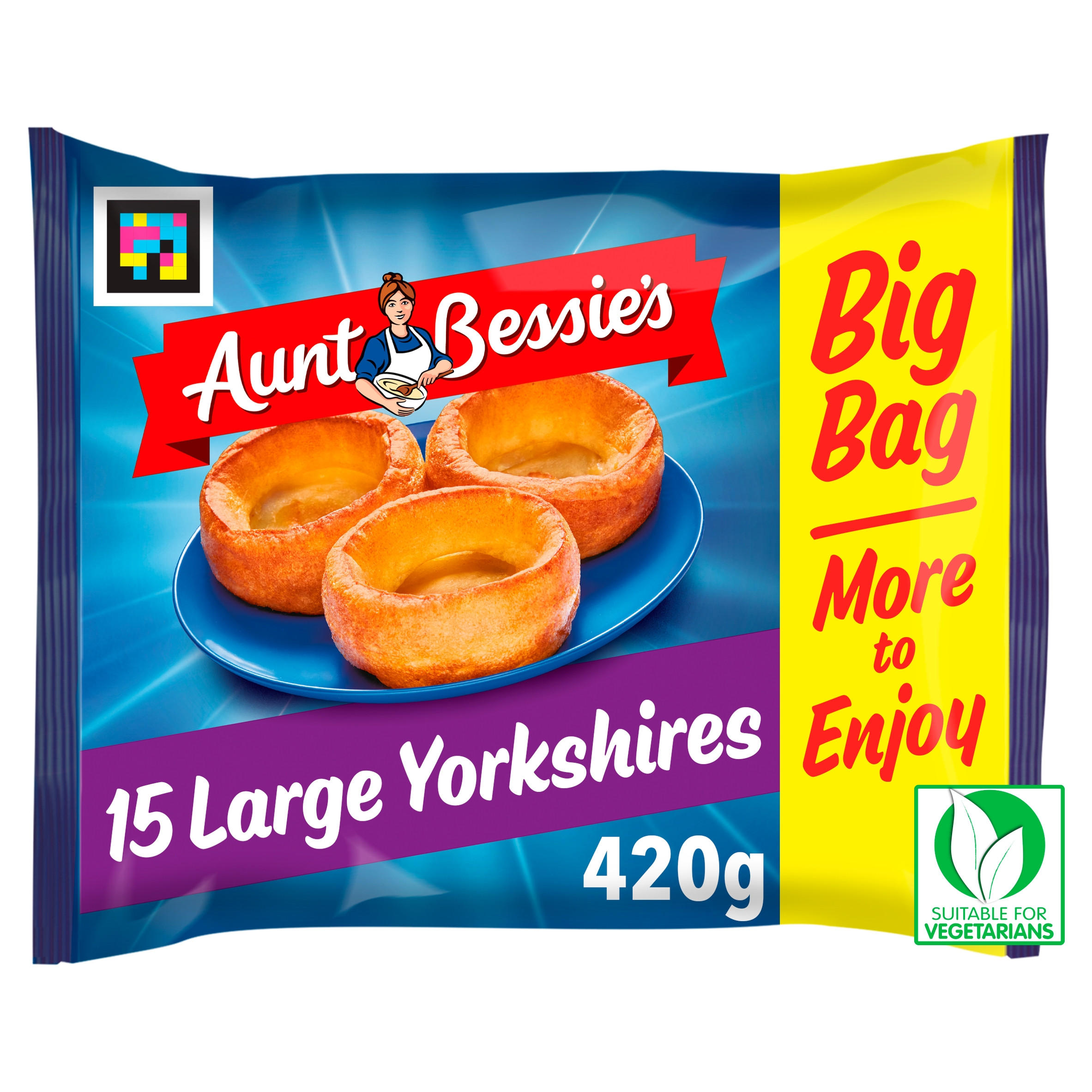 Aunt Bessie's 15 Proper Good Large Yorkshires 420g