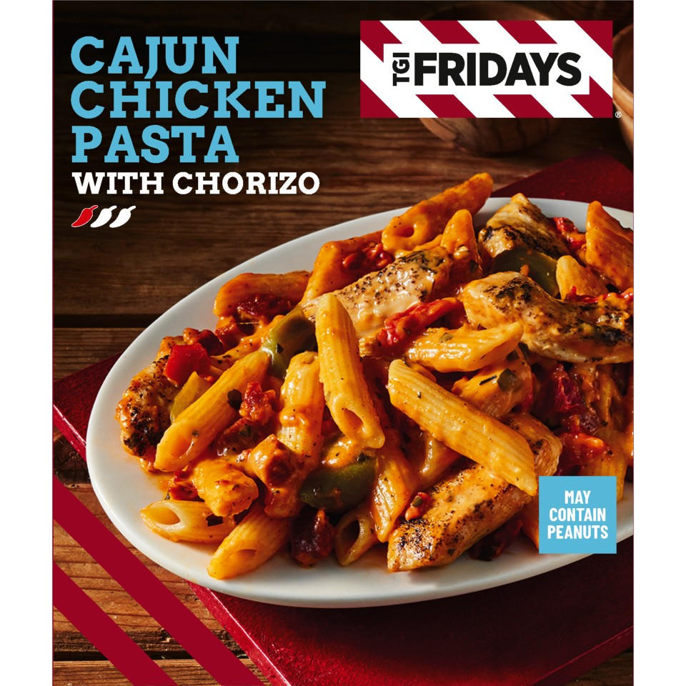 TGI Fridays Cajun Chicken Pasta with Chorizo 400g
