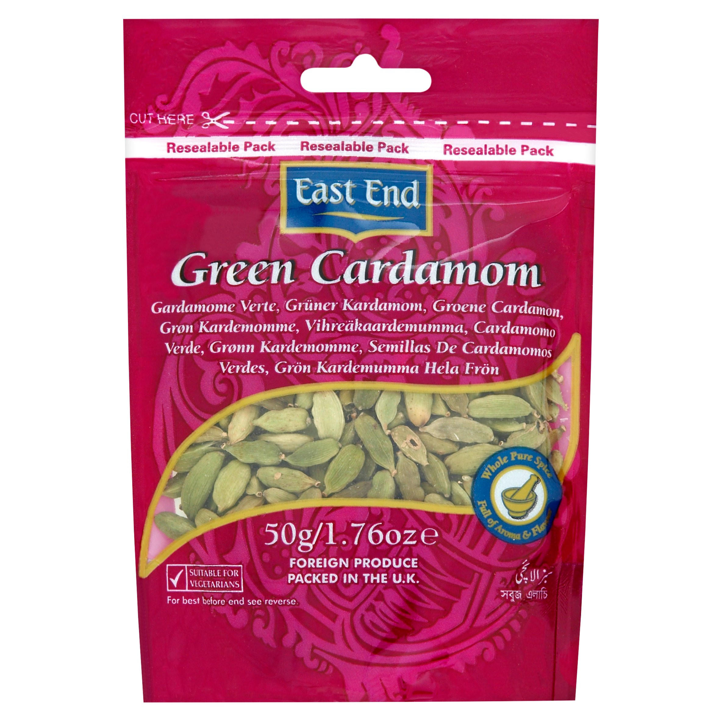 East End Green Cardamom 50g