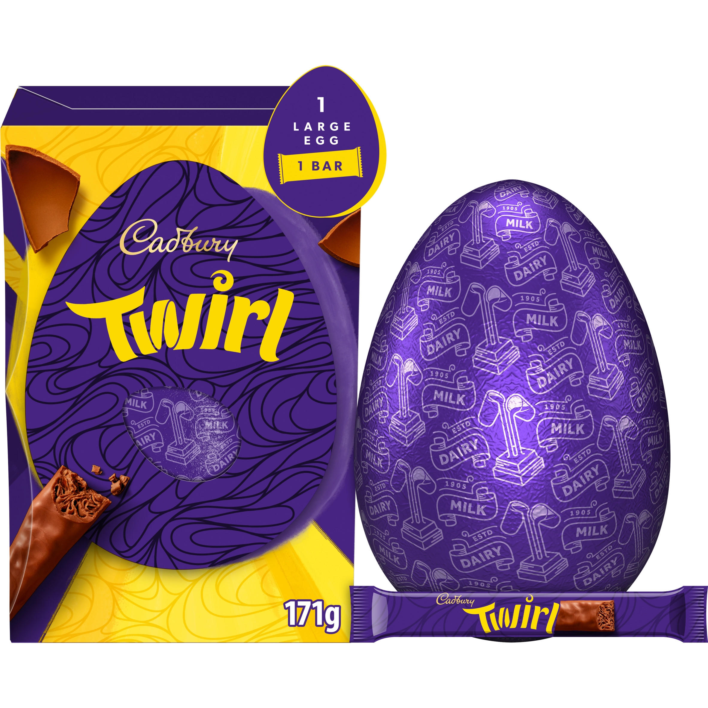Cadbury Twirl Chocolate Easter Egg 171g