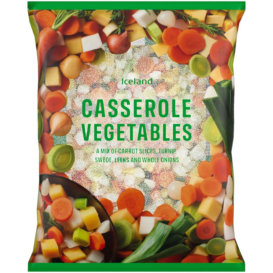 Iceland Casserole Vegetables 1kg