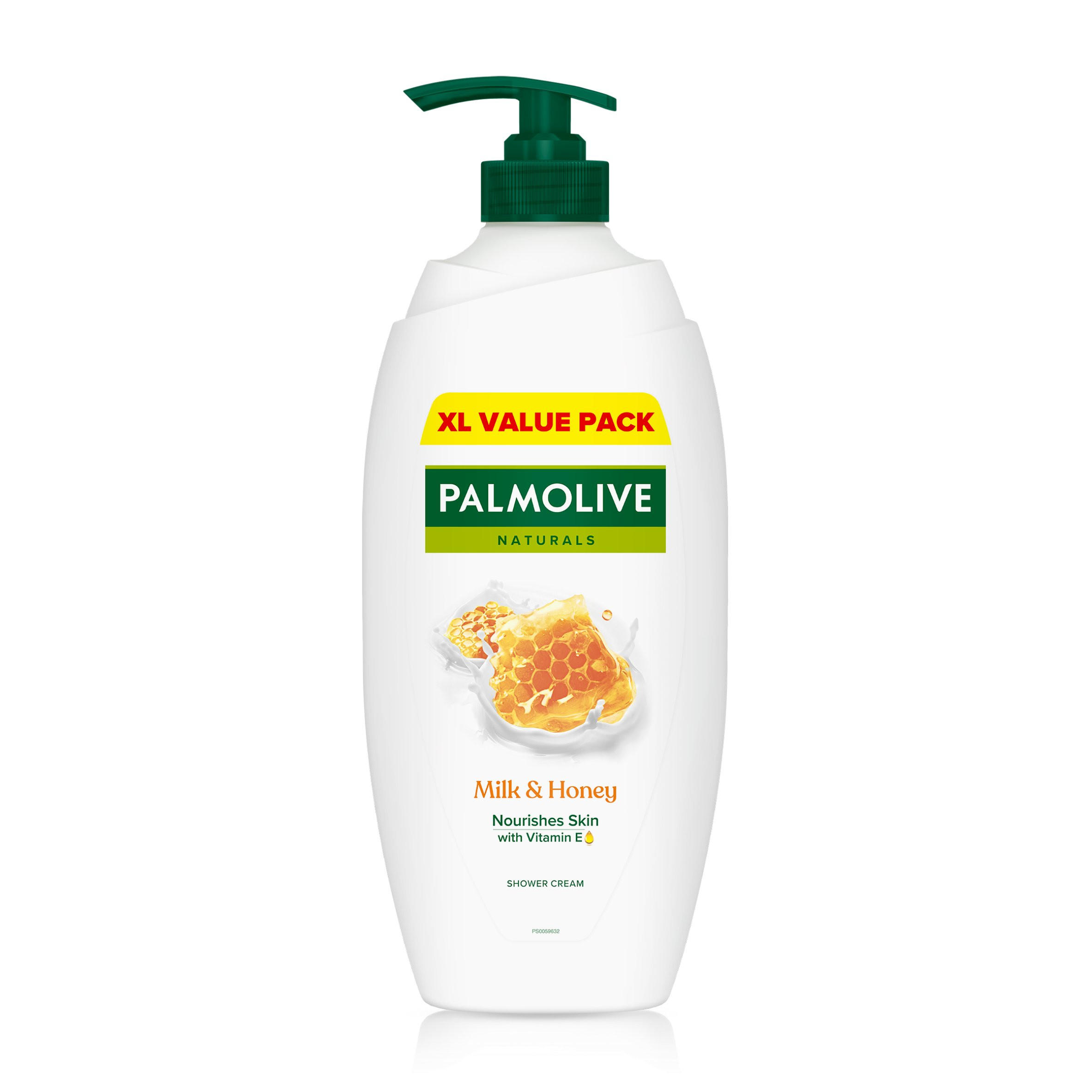 Palmolive Naturals Milk & Honey Shower Gel Body Wash Pump 750ml