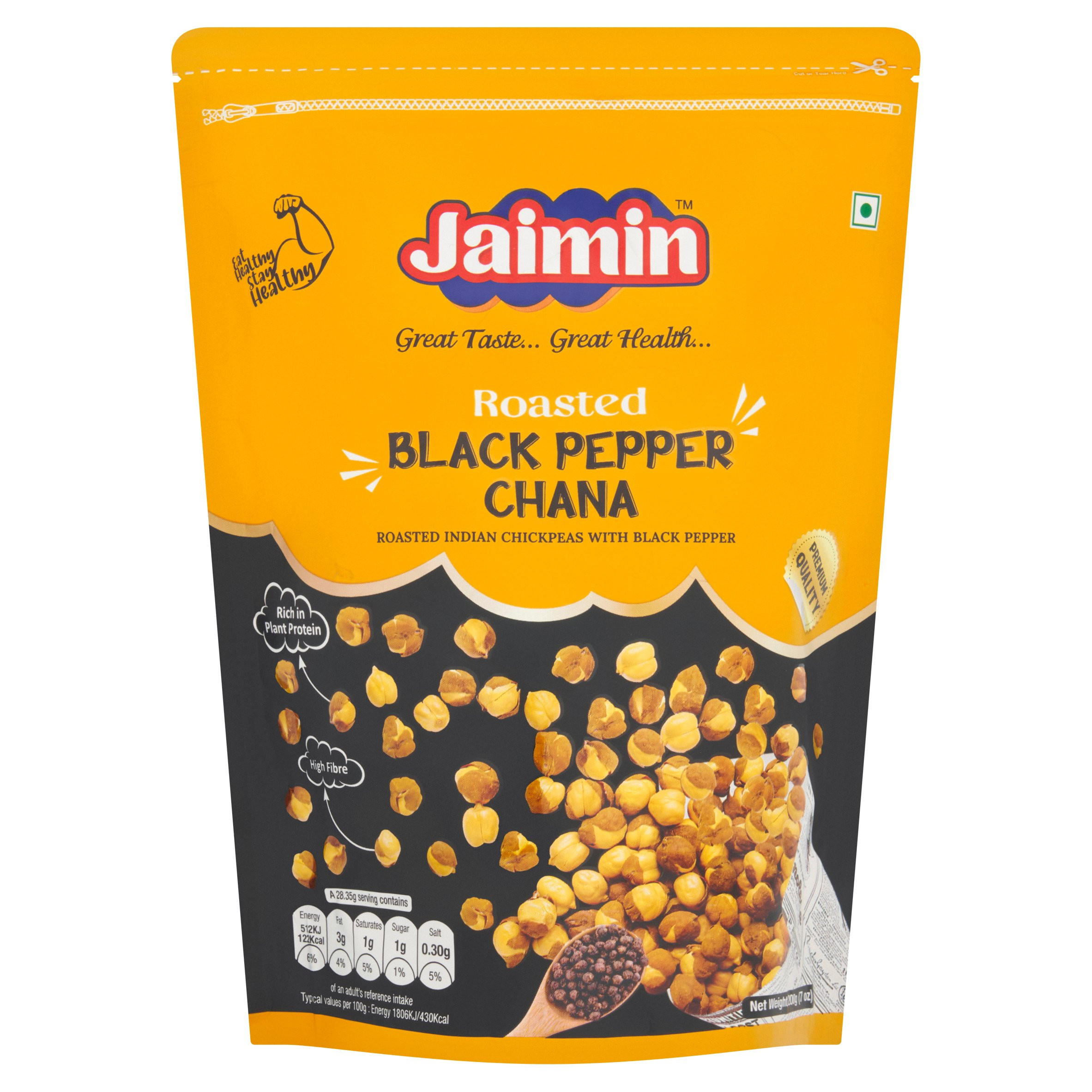 Jaimin Roasted Black Pepper Chana 200g